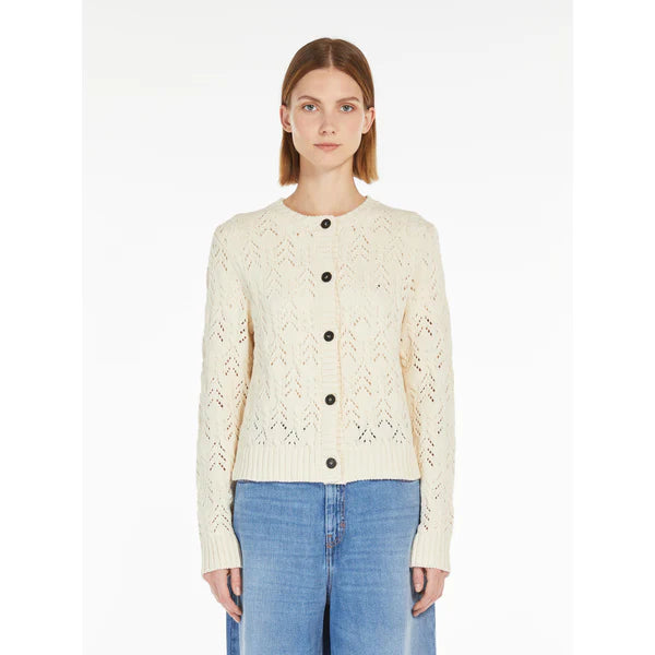 PANARIA CARDIGAN, ECRU