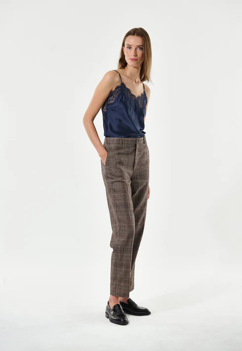 VerinaDea Strap Top w/ Lace Detail, Imperial