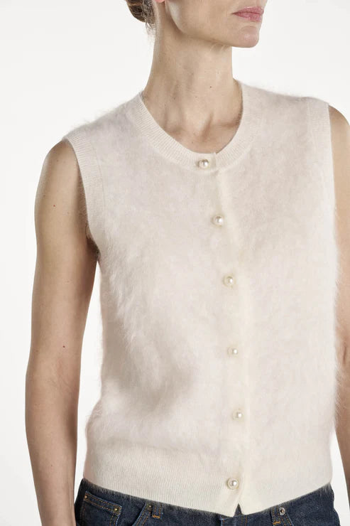 PALOMA VEST, OFF WHITE