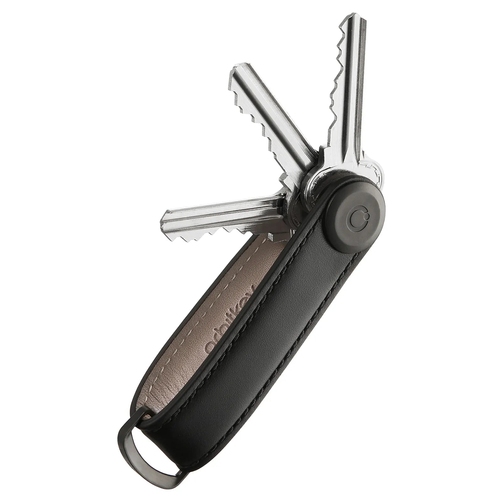 Orbitkey 2.0 leather, black/black