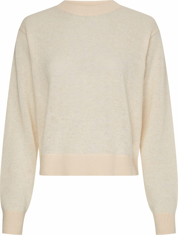 ALPACA CREW NECK SWEATER, TUSCAN BEIGE
