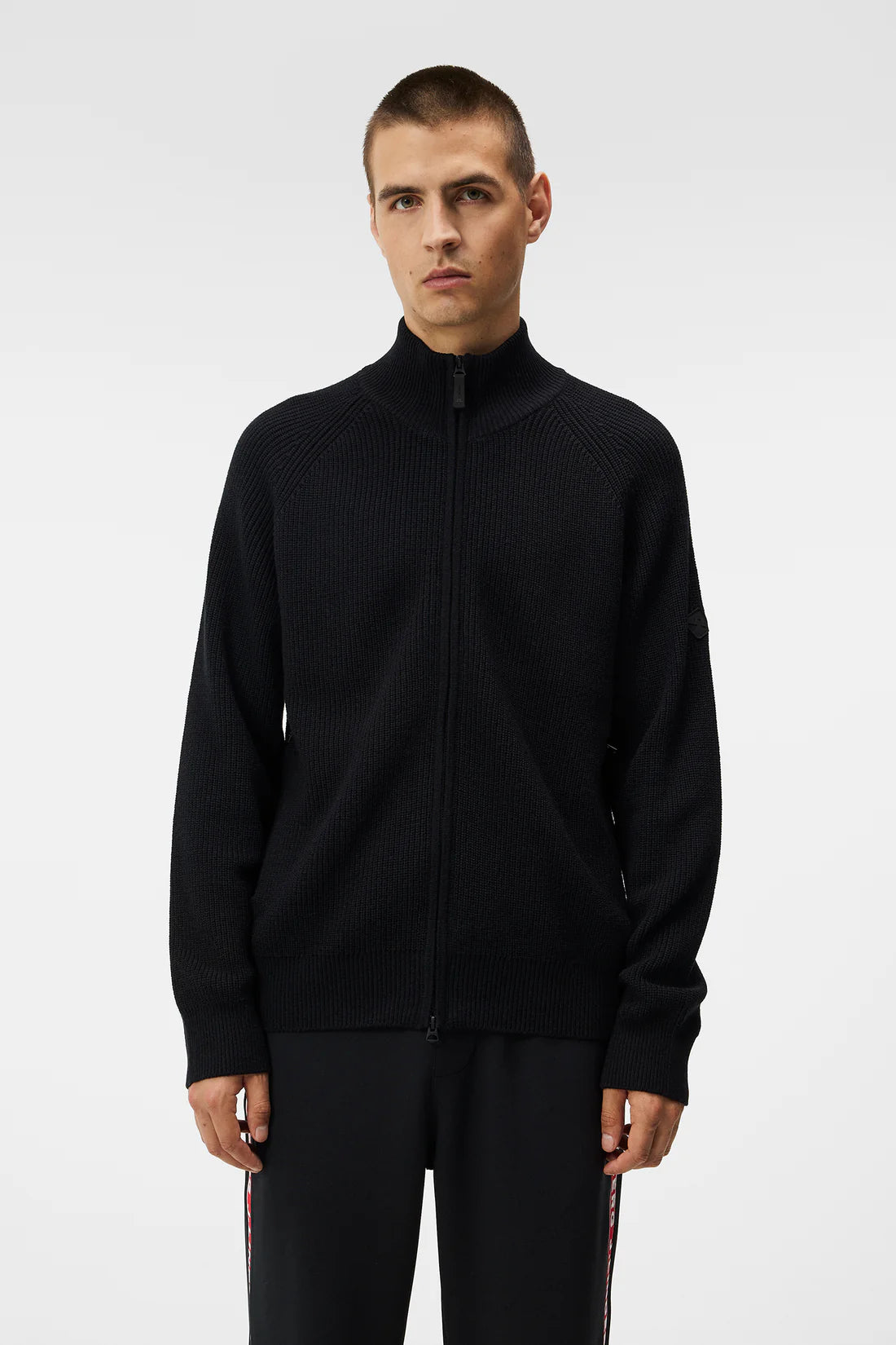 Kyler Wool Blend Zip (black)