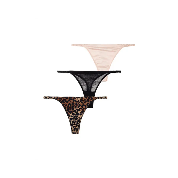 THREESOME BRIEF STRING, MULTI COLOR