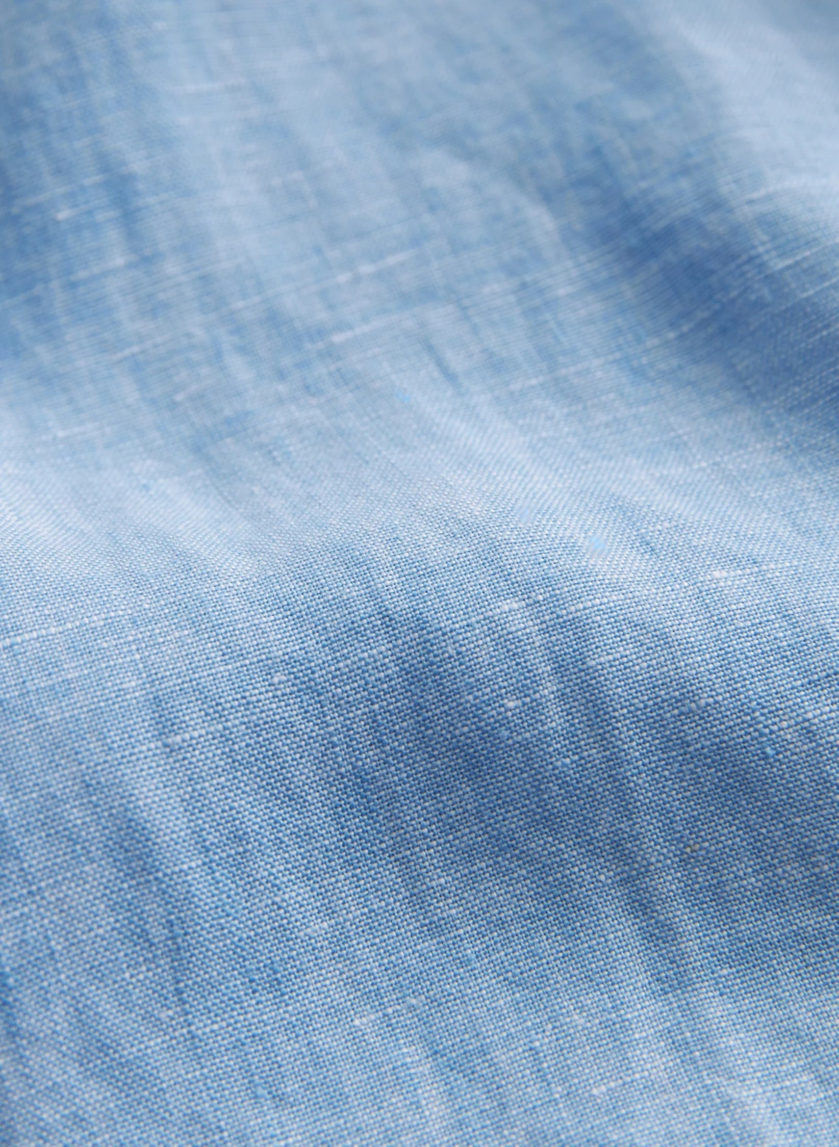 Douglas Linen Shirt, Classic Fit, Blue