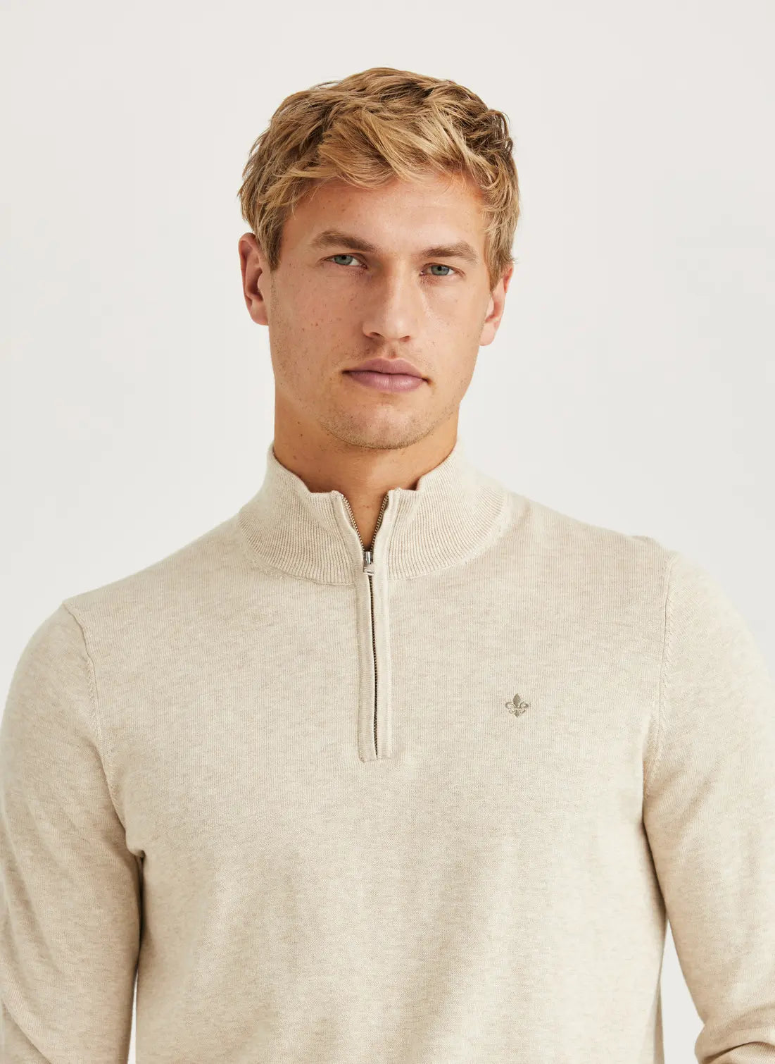 Riley Half Zip, Khaki