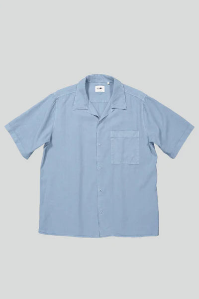 JULIO 5029 SS SHIRT, ASHLEY BLUE