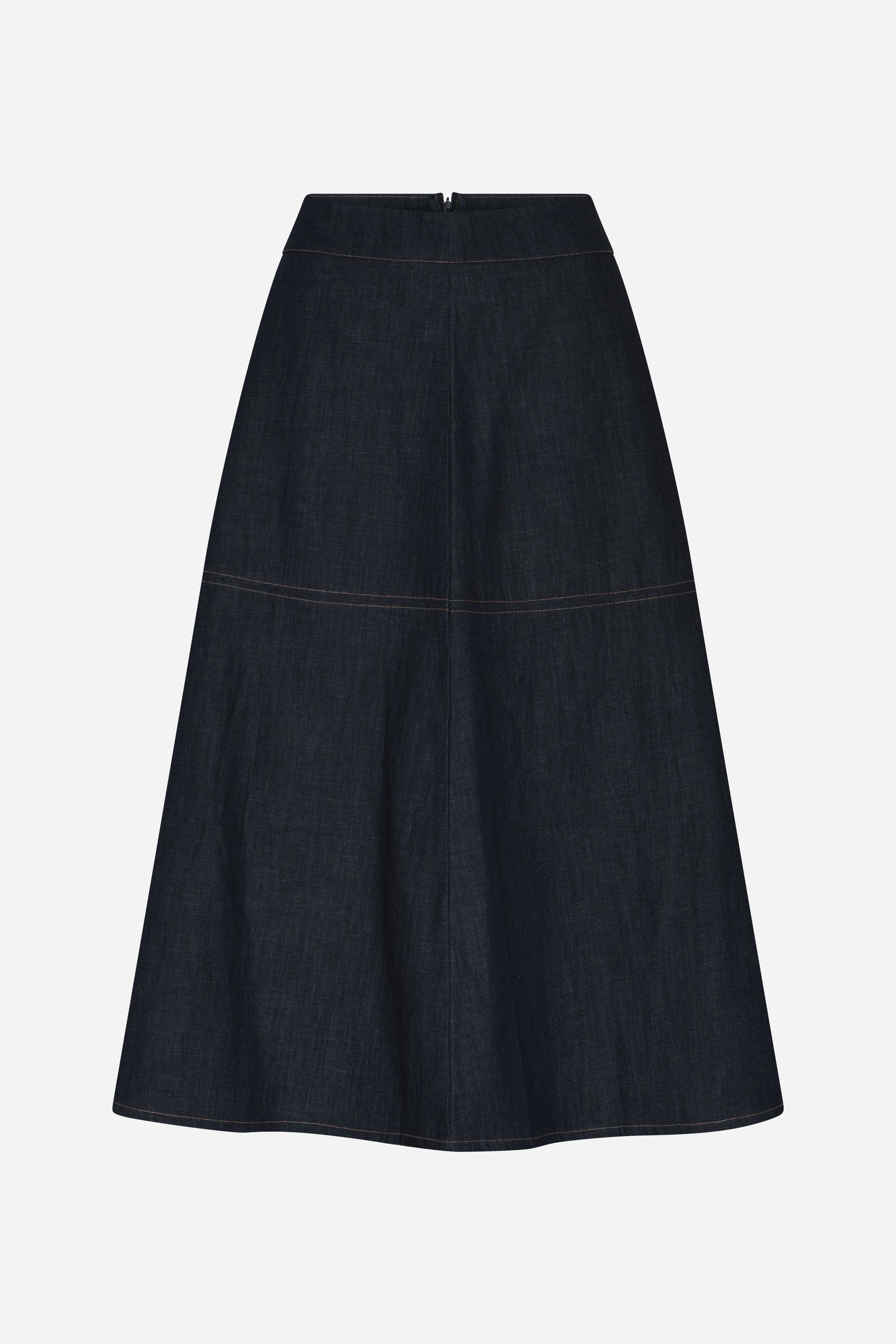 CHAMBRA IMMA SKIRT, DENIM BLUE