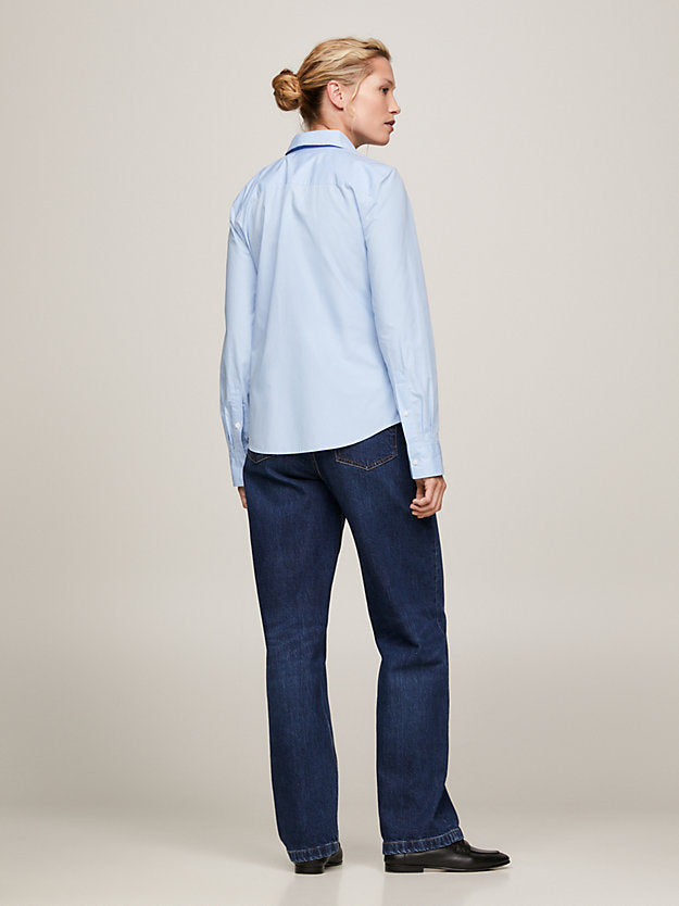 SMD Essential Regular Shirt, Lyseblå