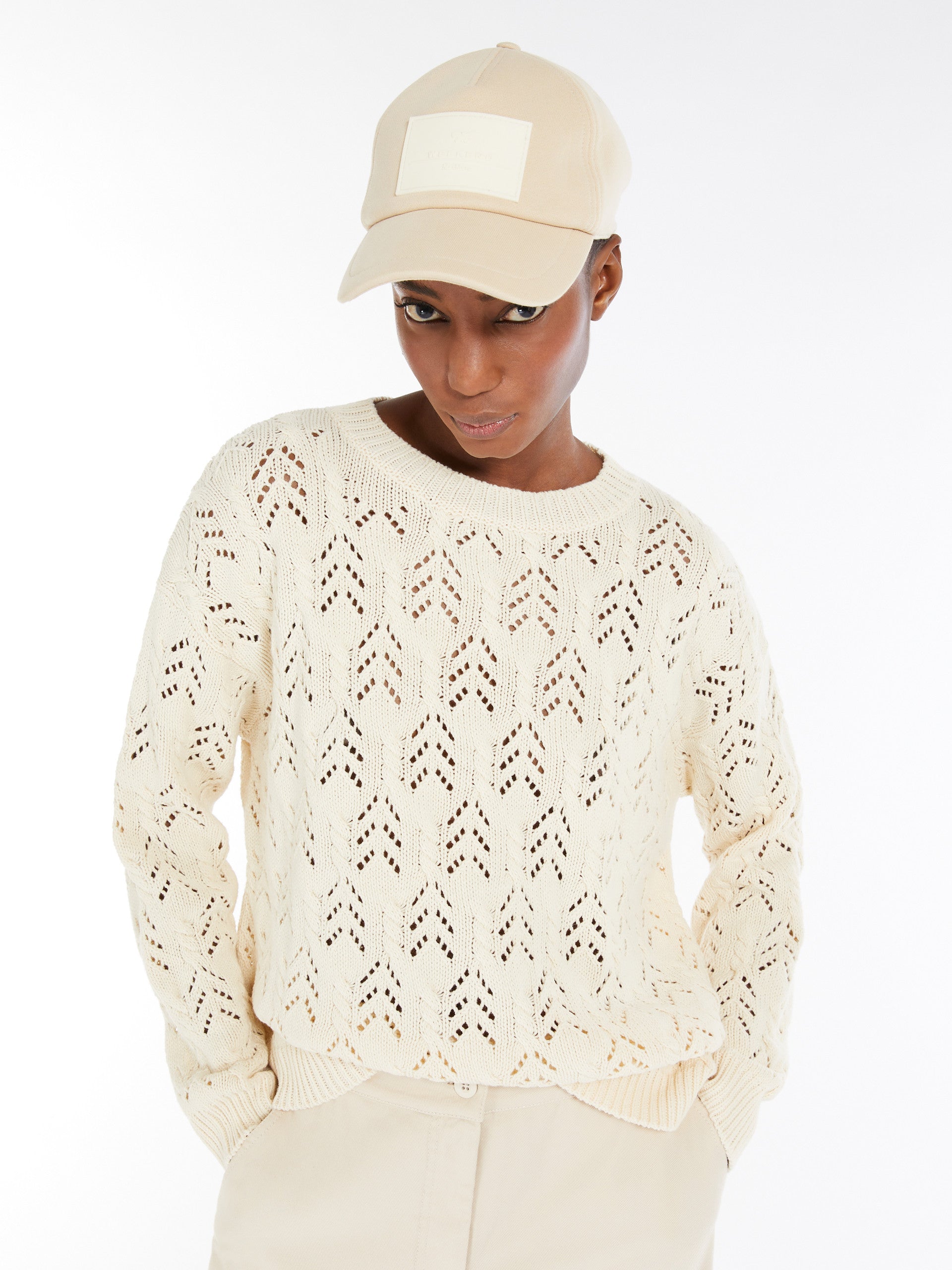 Teramo Sweater, Ecru