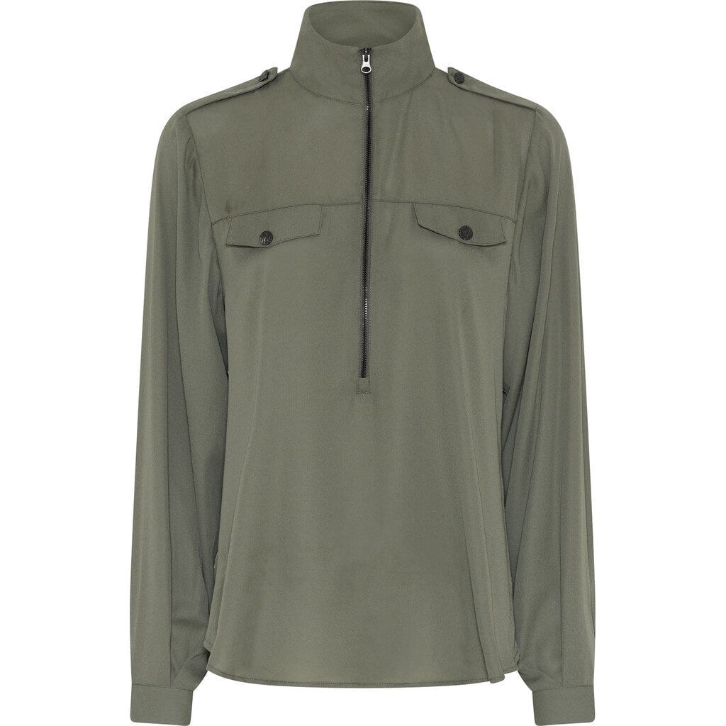 CamillaBBZigrid Blouse, Deep Olive