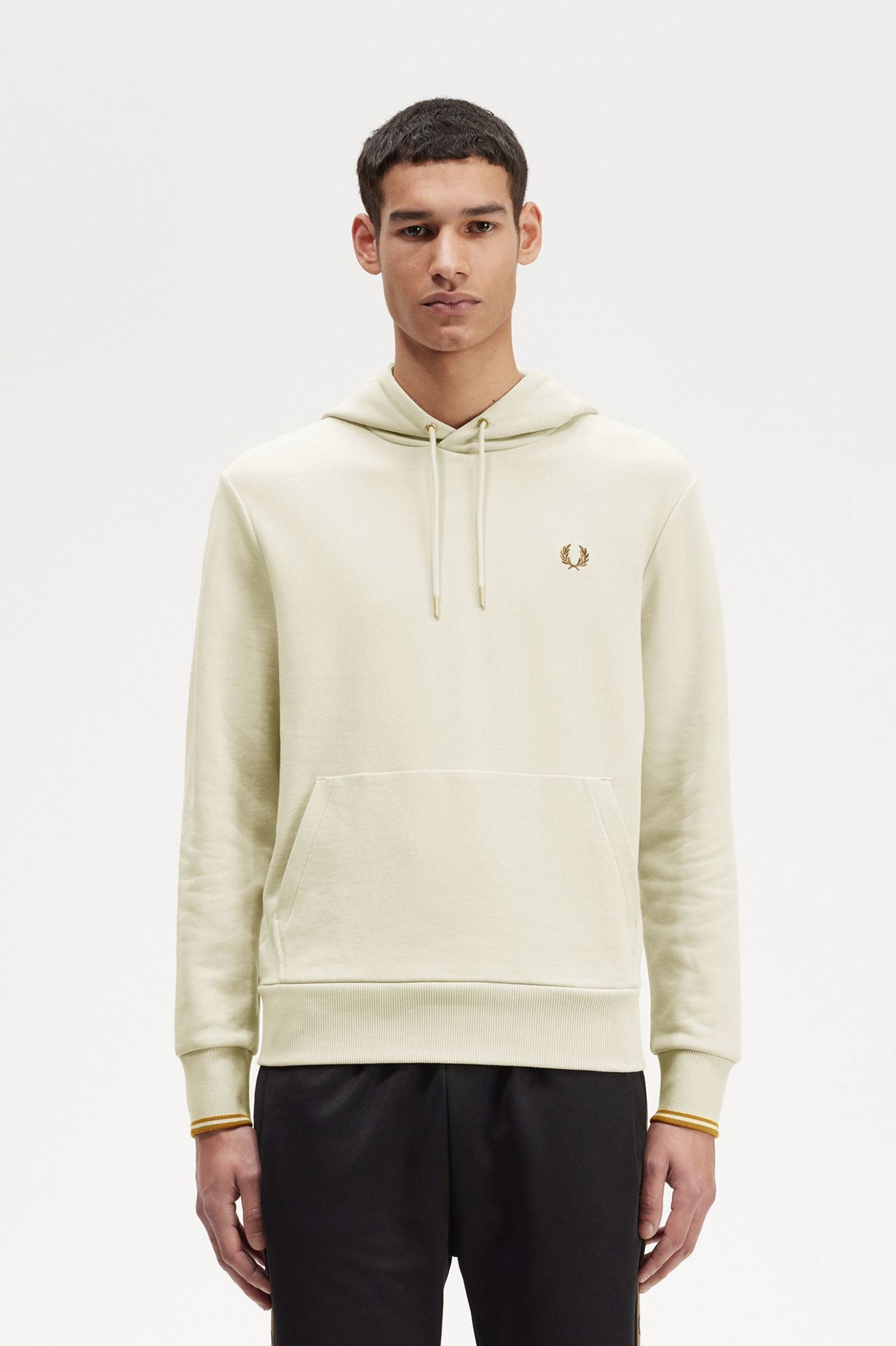 Tipped Hooded Sweatshirt (oatmeal)