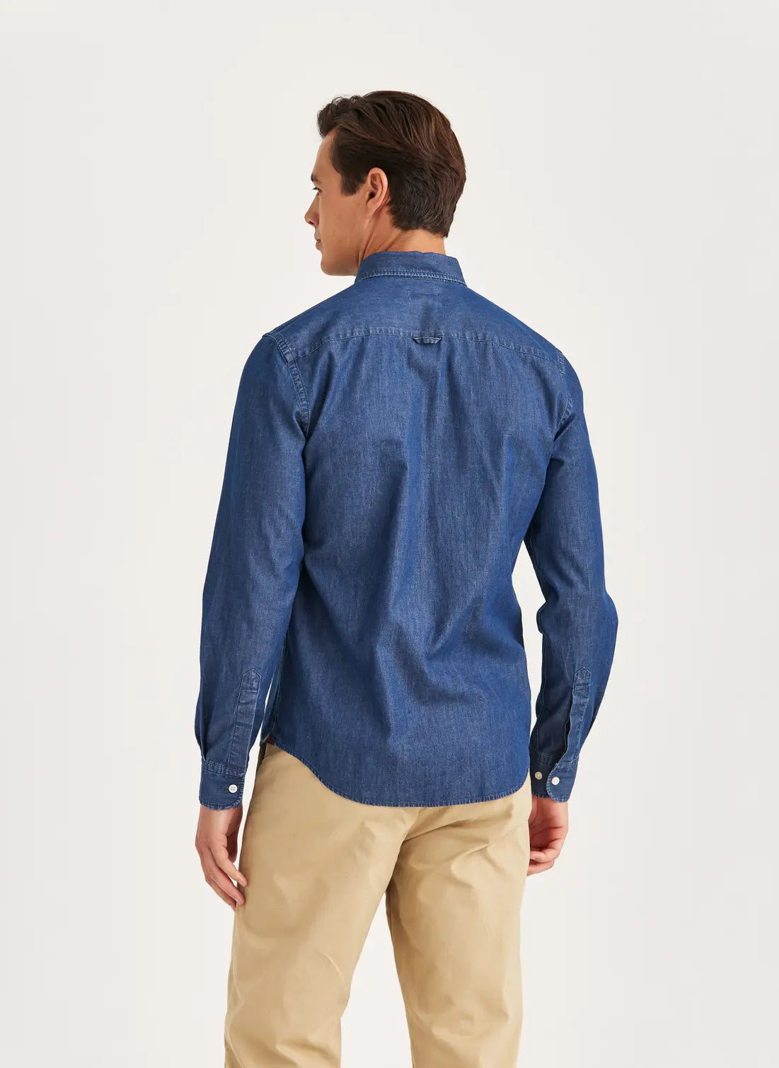 LIGHT DENIM SHIRT, SLIM, BLUE