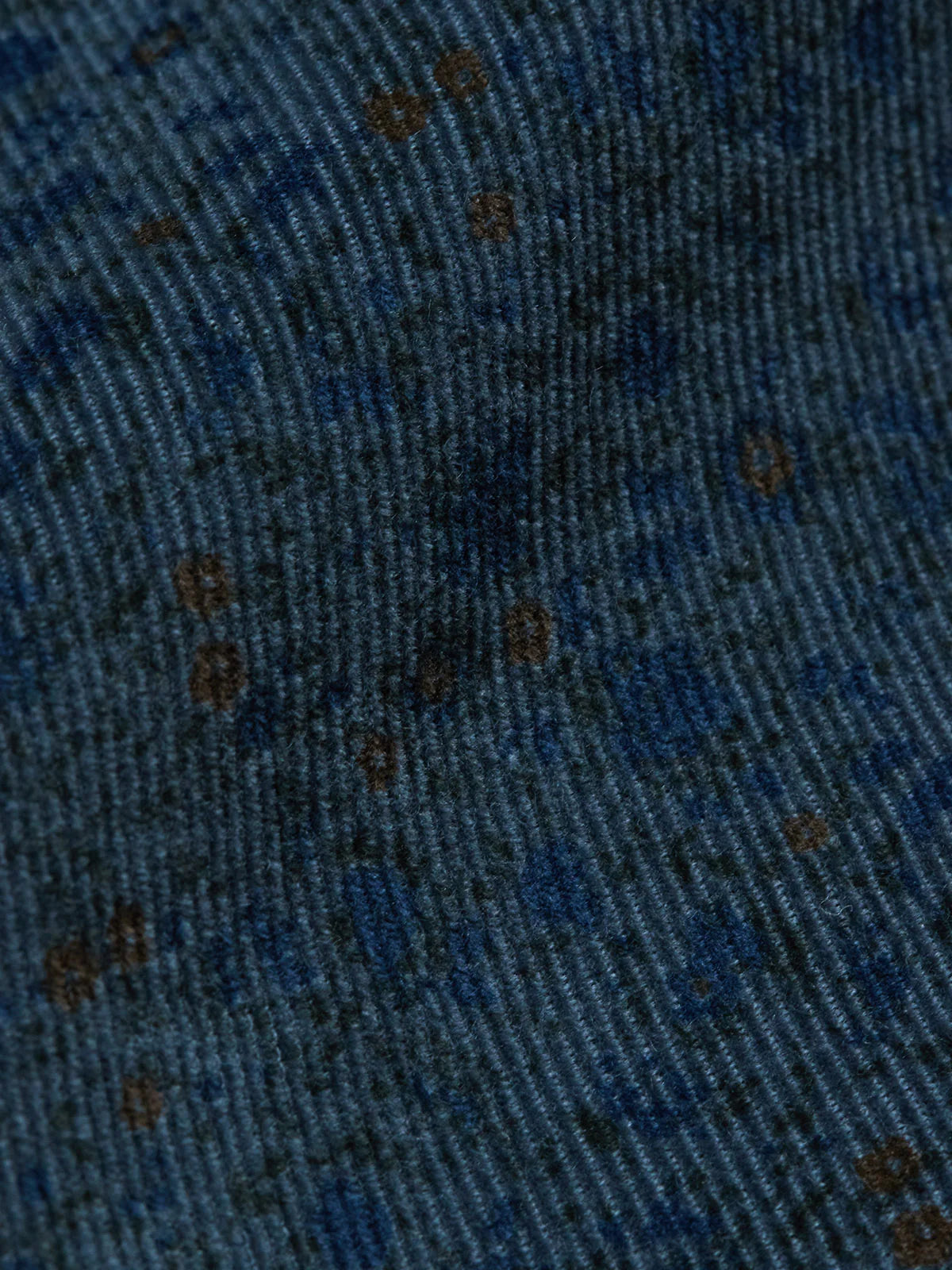 Enrico Cord Shirt, Blue Pattern