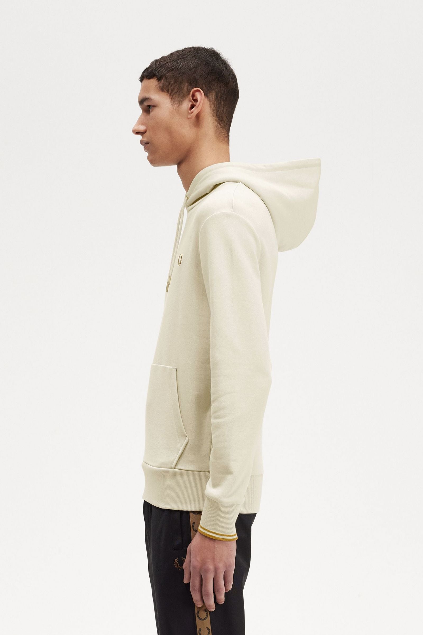 Tipped Hooded Sweatshirt (oatmeal)