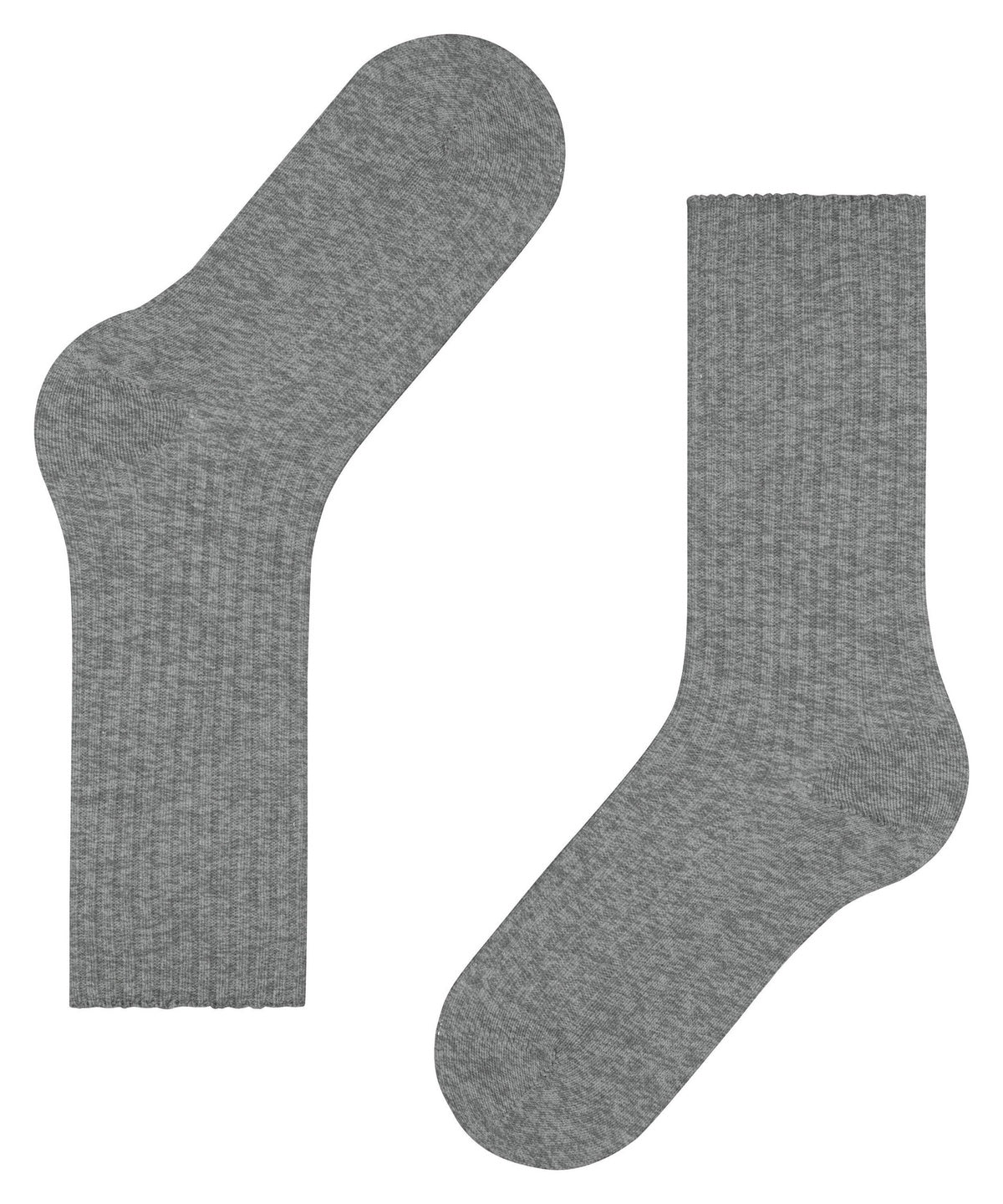 Cosy Wool Boot Women Boot socks, Light Grey Mel.