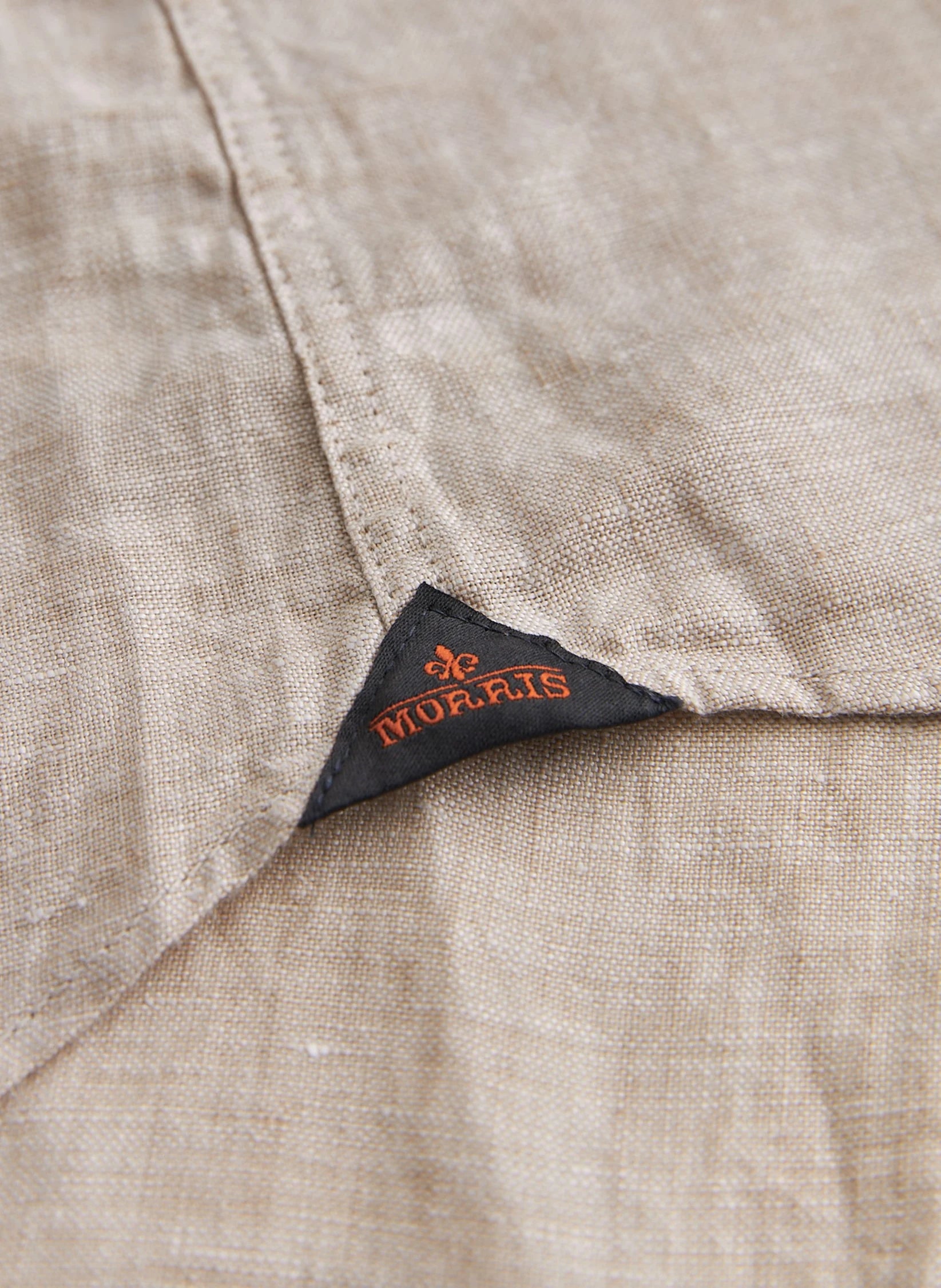 Douglas Linen Shirt, Classic Fit, Khaki