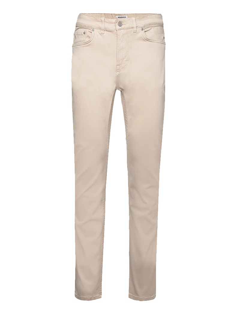 JAMES BRUSHED 5PKT JEANS, KHAKI