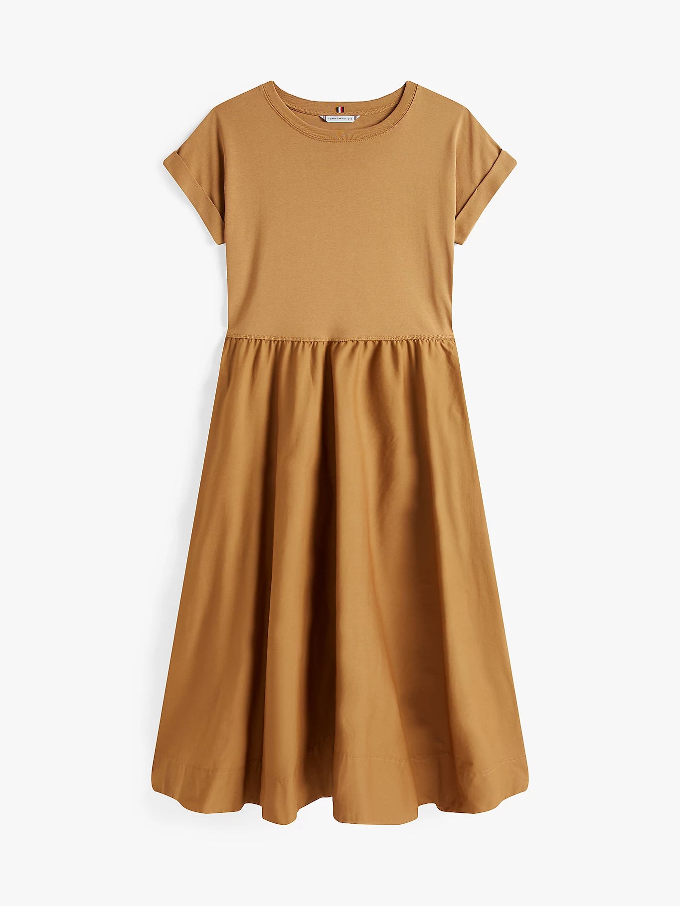 Modern Cody Midi Mix Dress, Hickory