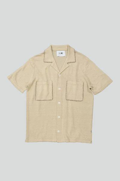 HENRY KNIT 6565 SHIRT, IRISH CREAM