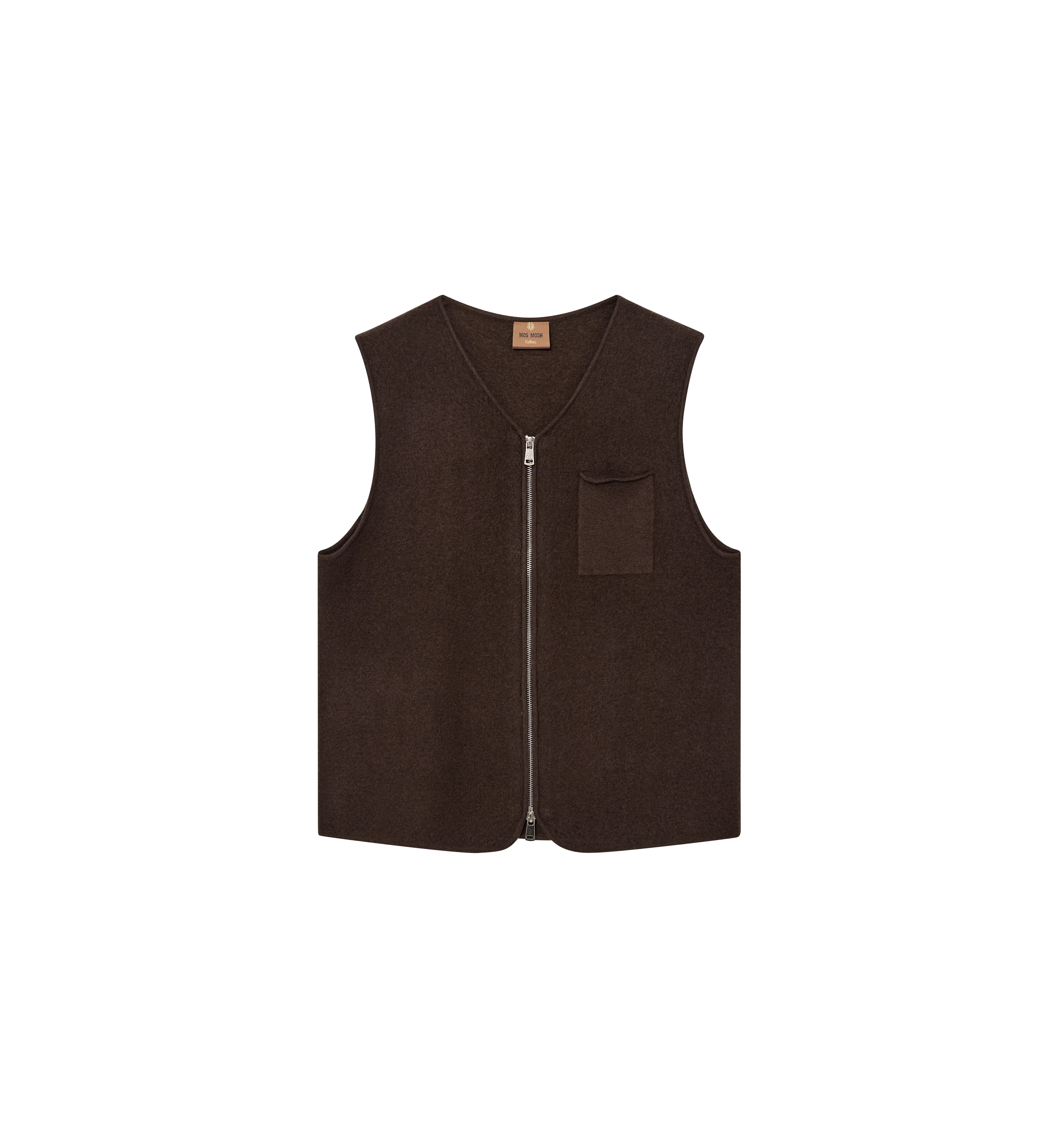 CESS RYAN VEST, CHOCOLATE BROWN