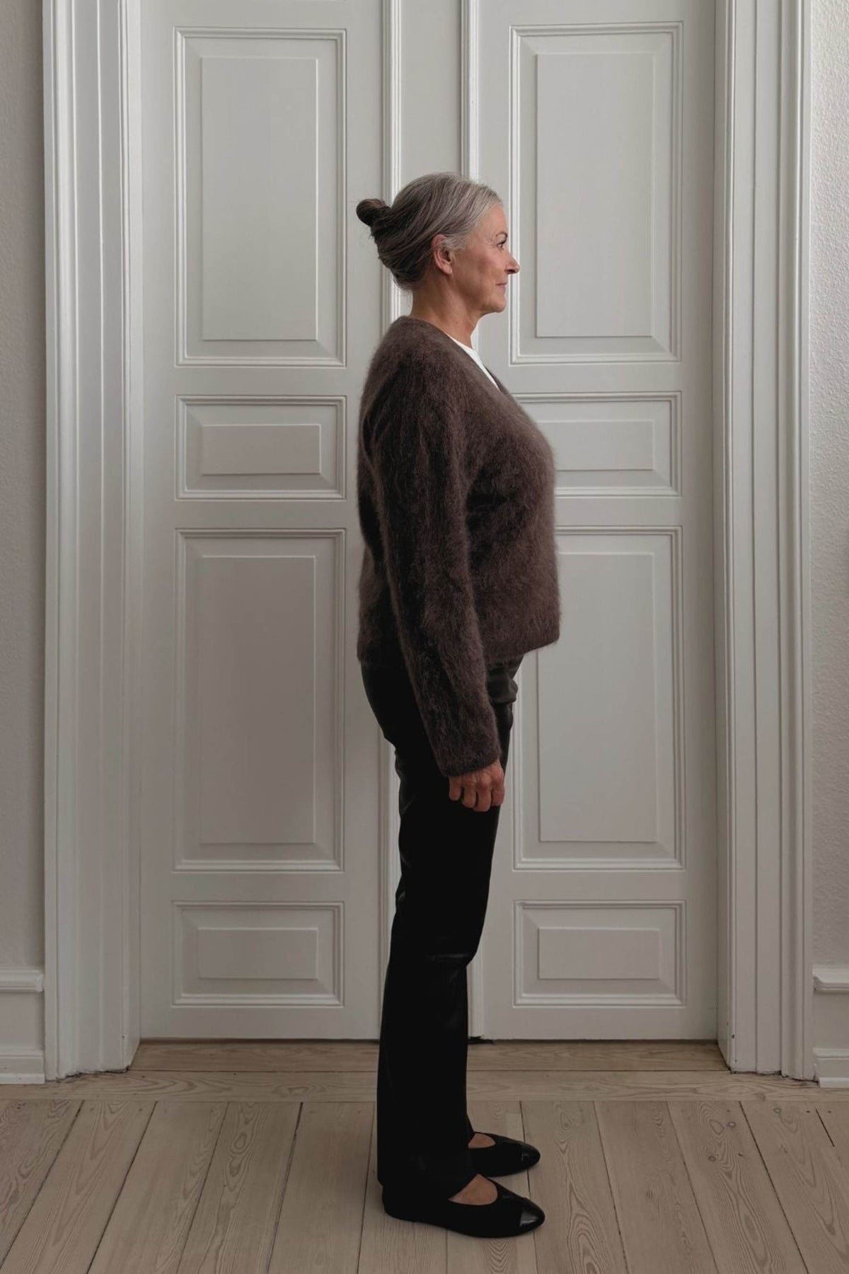 SERENA KNIT BLOUSE, CHOCOLATE FUDGE