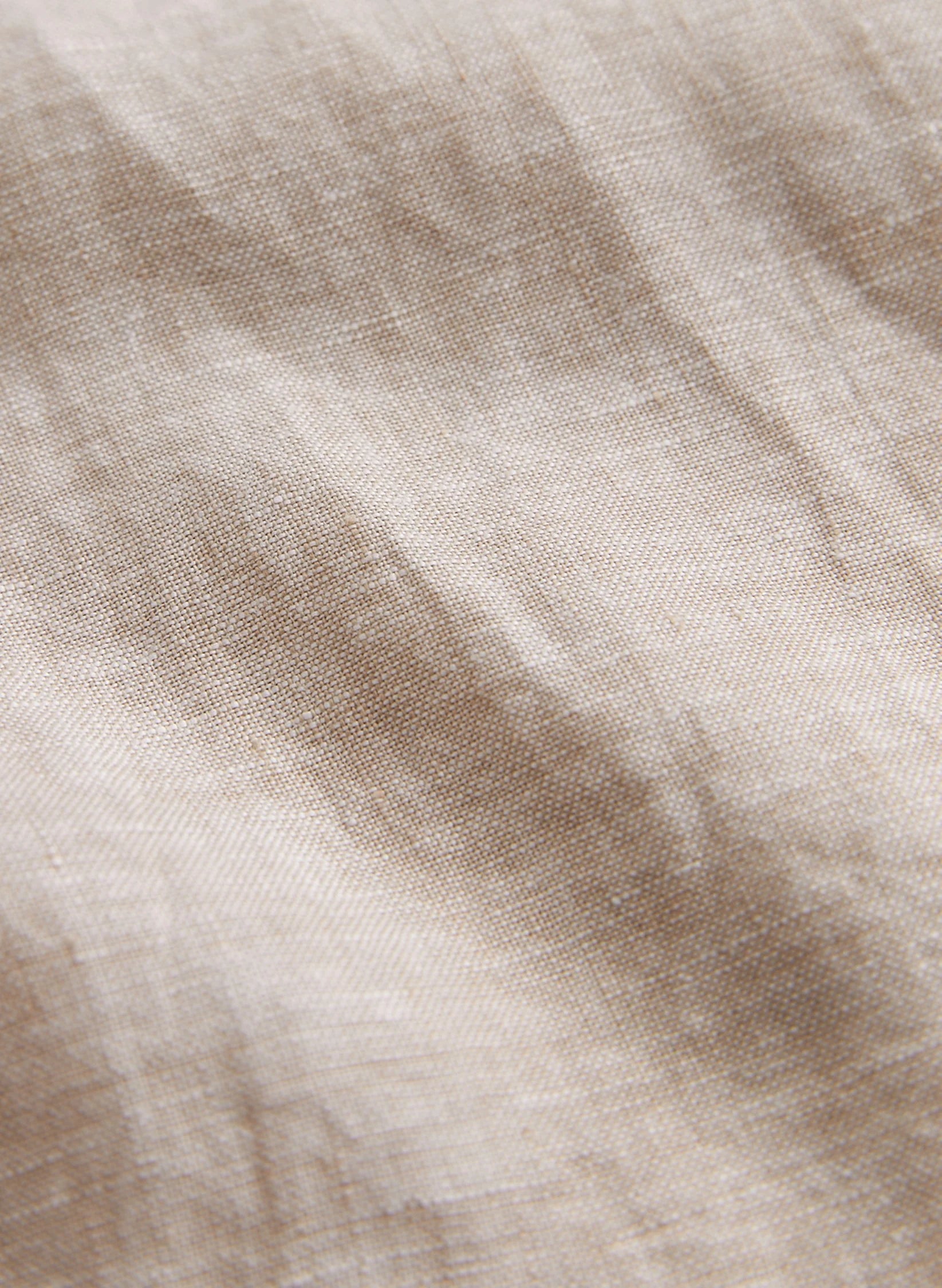 Douglas Linen Shirt, Classic Fit, Khaki