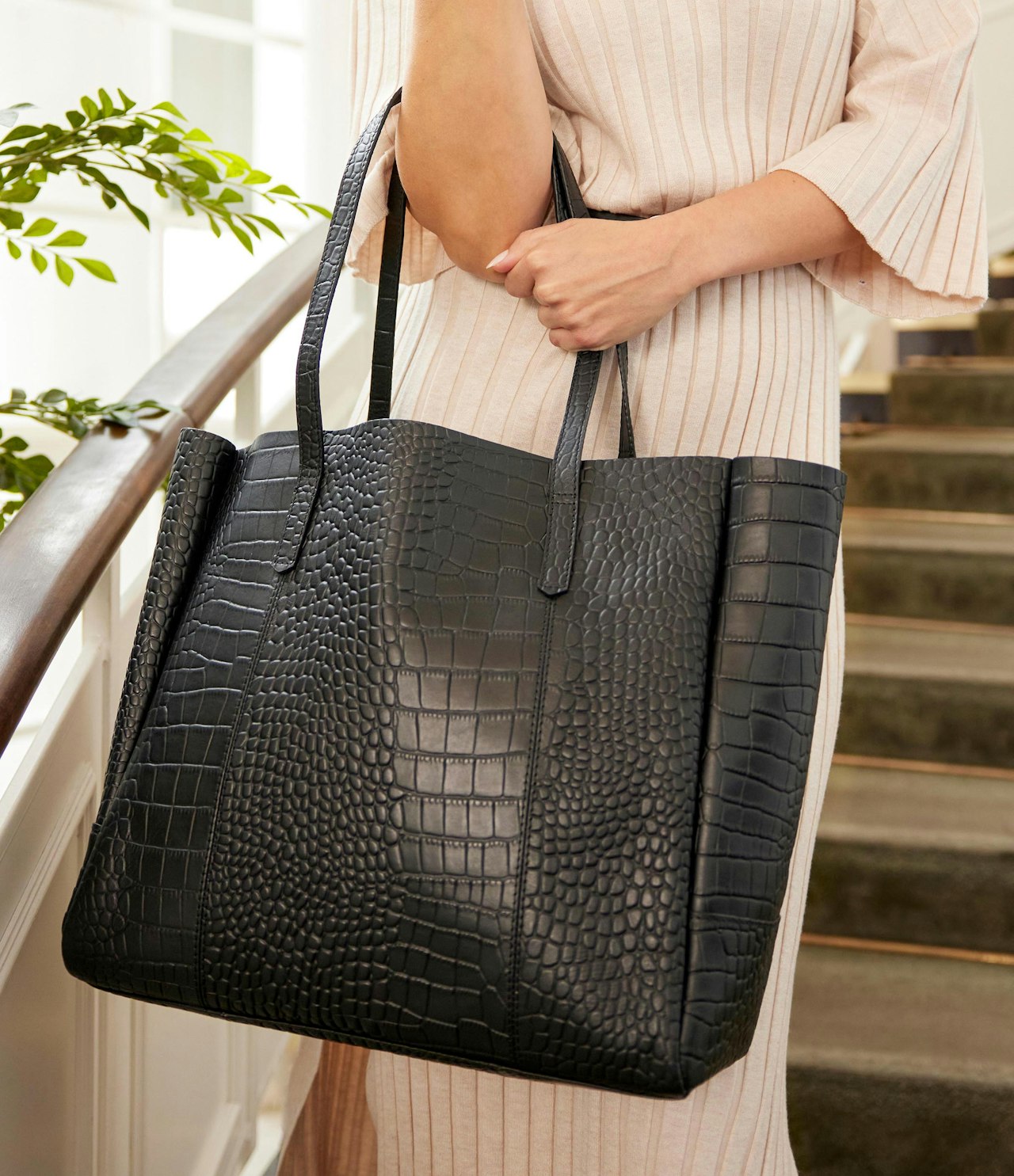 Garda Totetaske, Black Croc