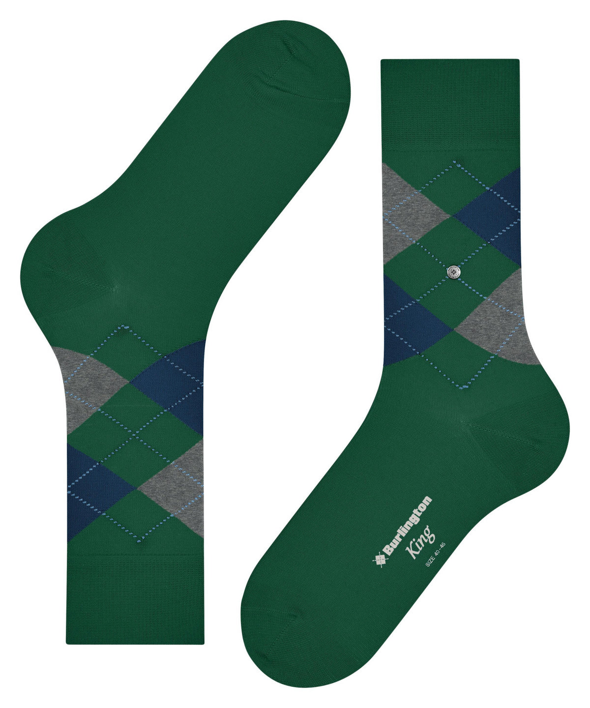 King Socks, Green/Grey