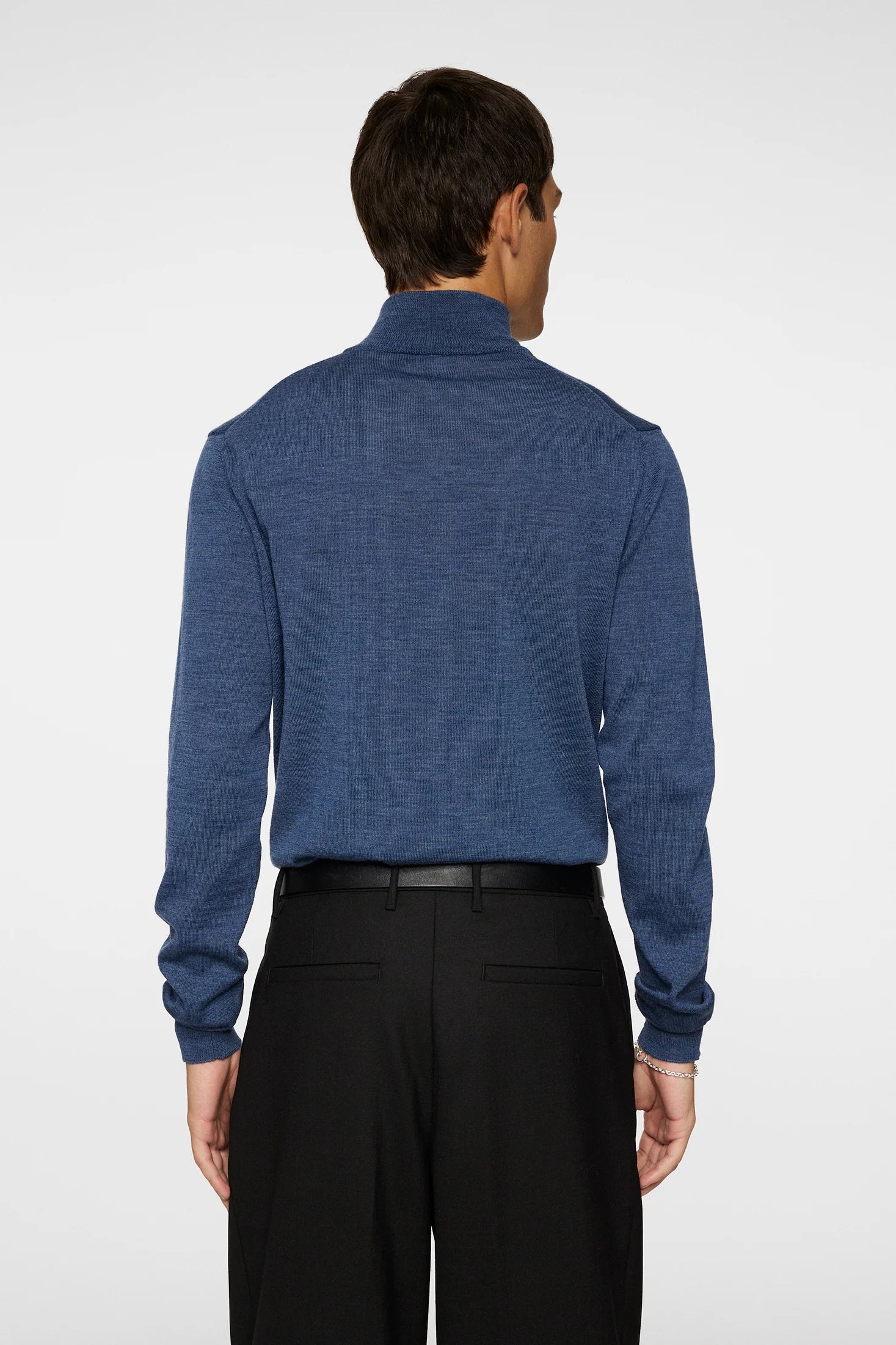 Kiyan Light Merino Quarter Zip, Key Largo Melange