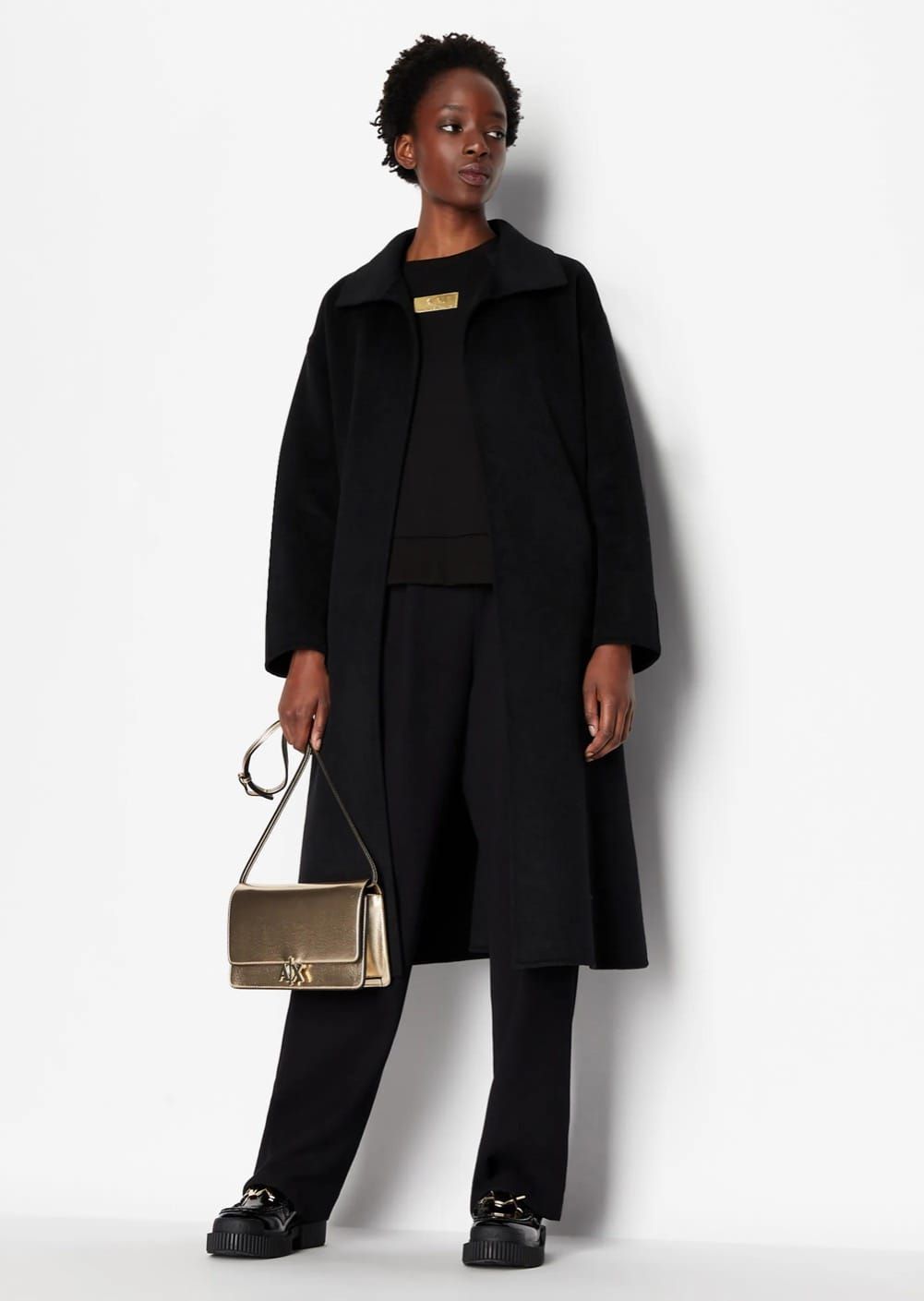 Woman Woven Trouser (black)