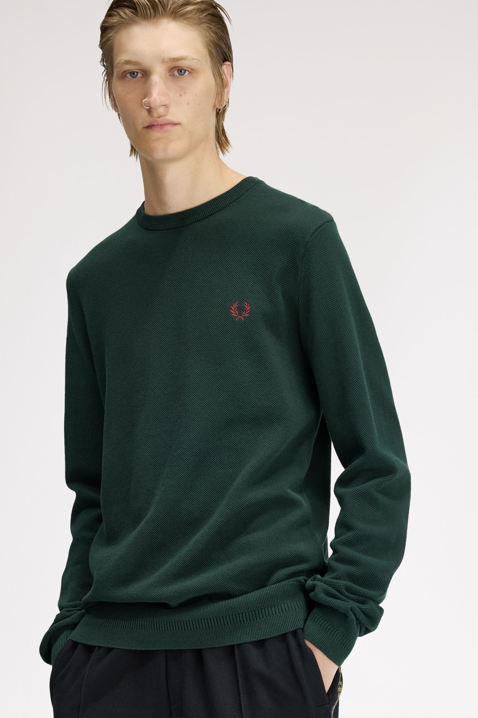 PIQUE STITCH JUMPER, GRASSROOTS