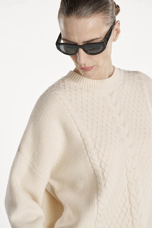 PATRICIA SWEATER, OFF WHITE