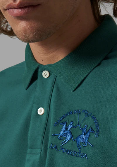 MAN POLO PIQUET STRETCH, SMOKEPINE