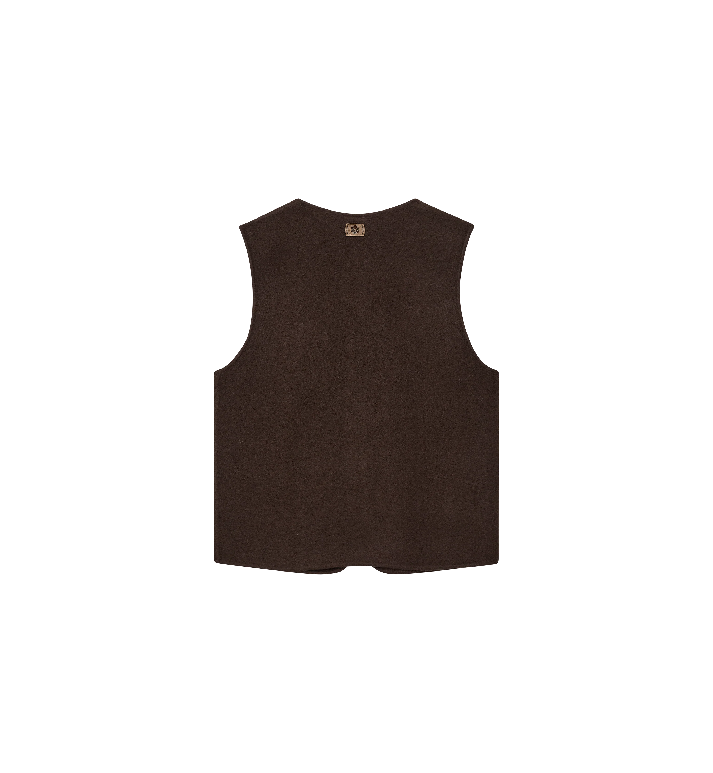 CESS RYAN VEST, CHOCOLATE BROWN