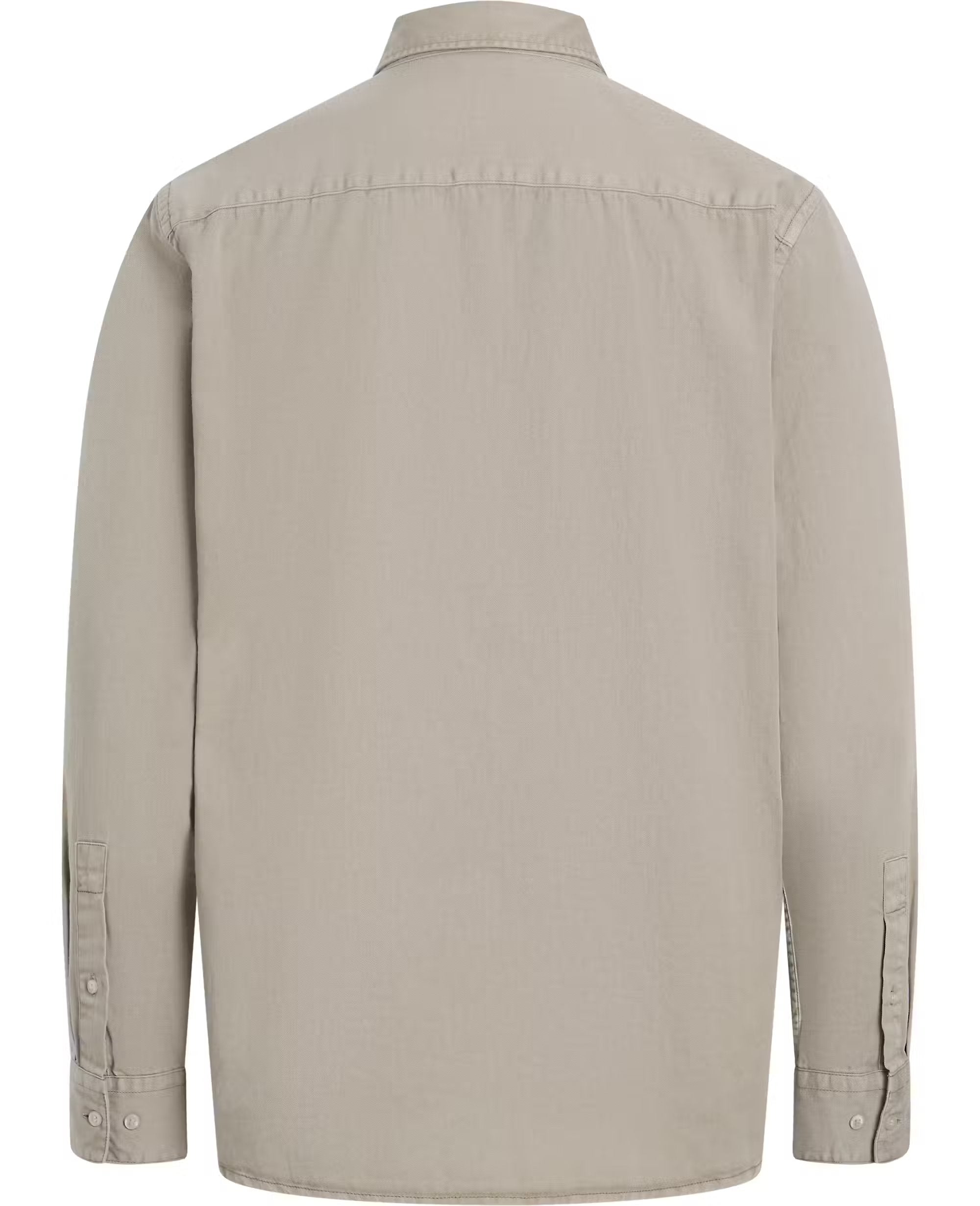 Garment Dyed LW Twill LS Shirt, Aluminum