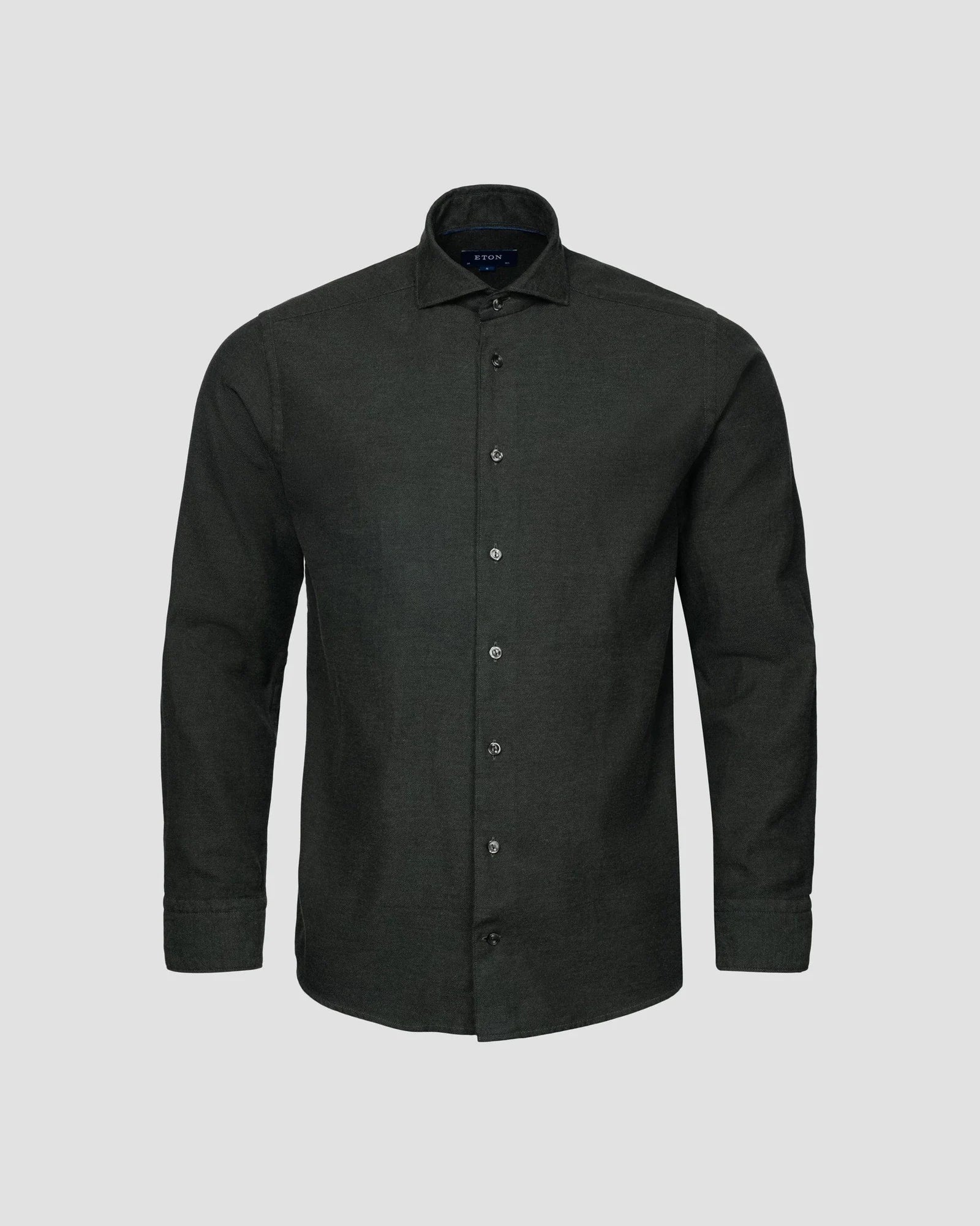 Flannel Shirt, Contemp, Dark Green