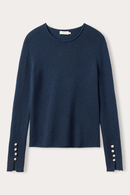 ABBELONE SWEATER, NAVY