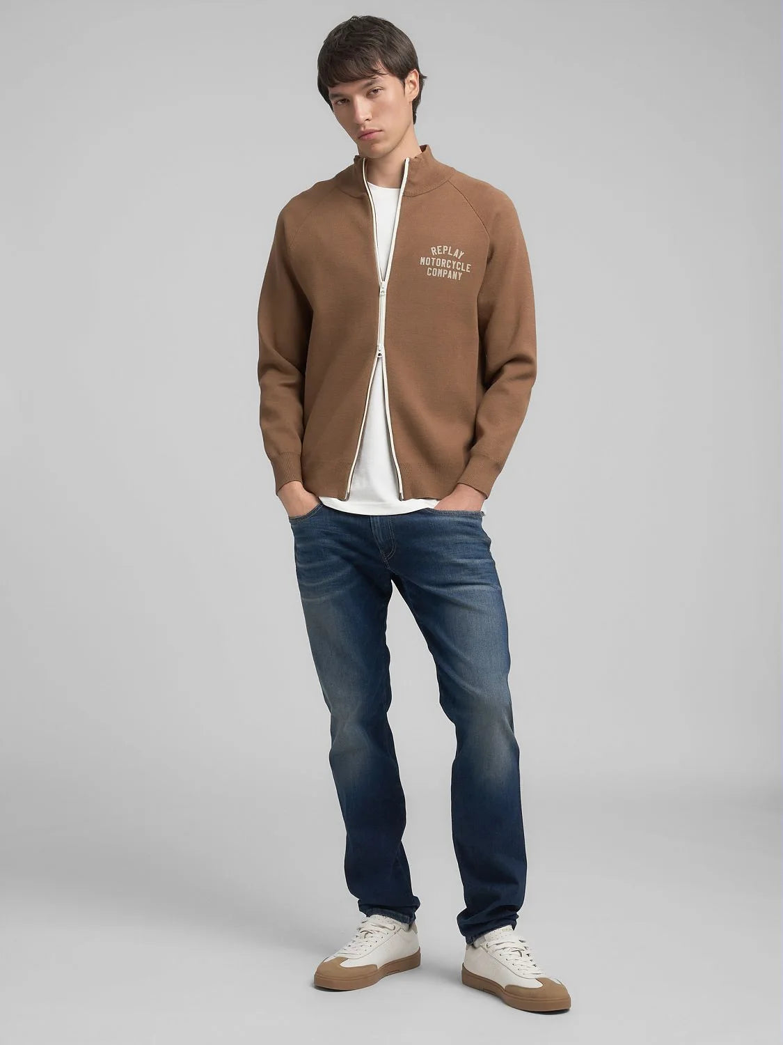 ANBASS HYPERFLEX JEANS, DARK BLUE