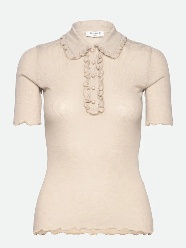 Polo w/ Frill, Silver Lining