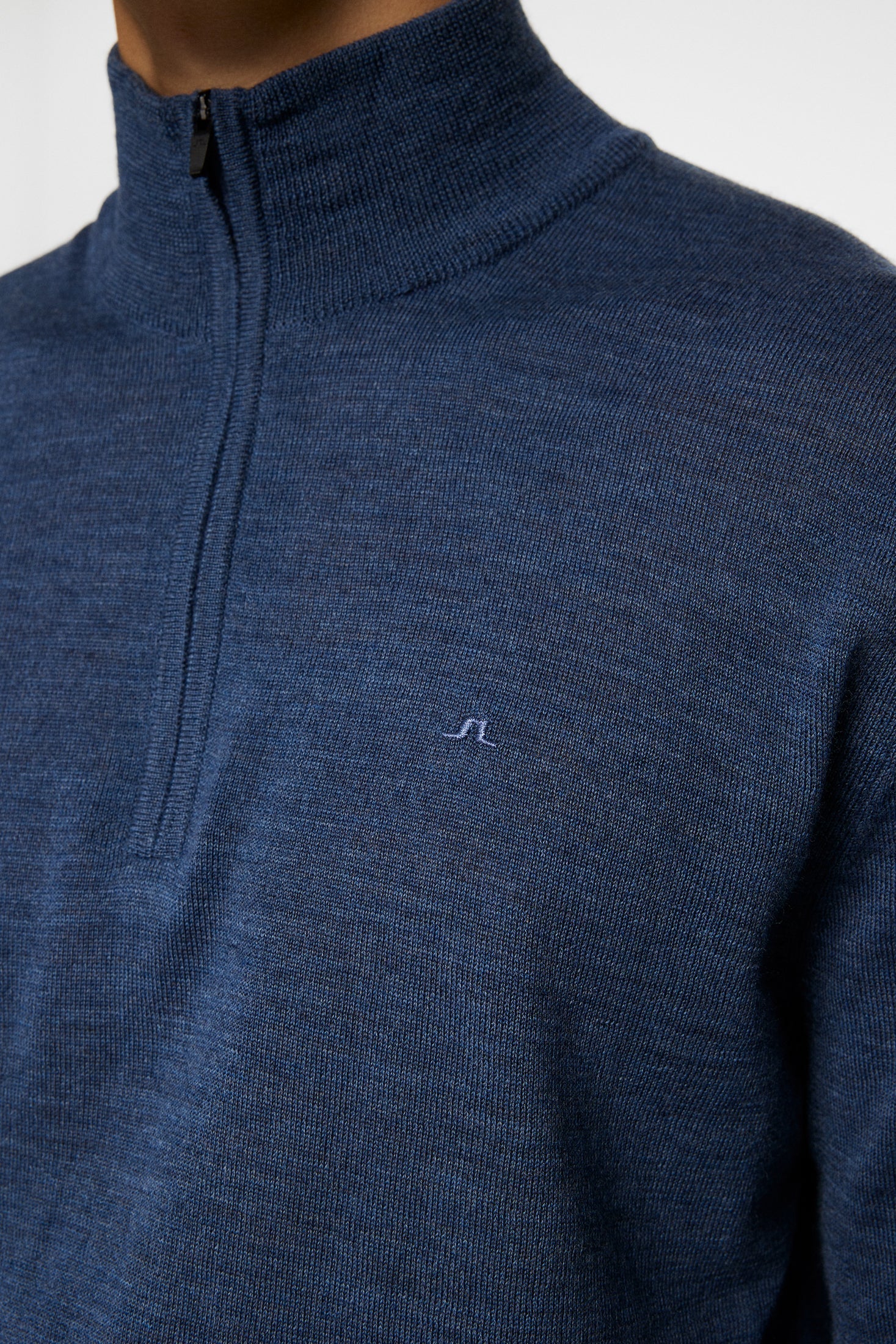 Kiyan Light Merino Quarter Zip, Key Largo Melange