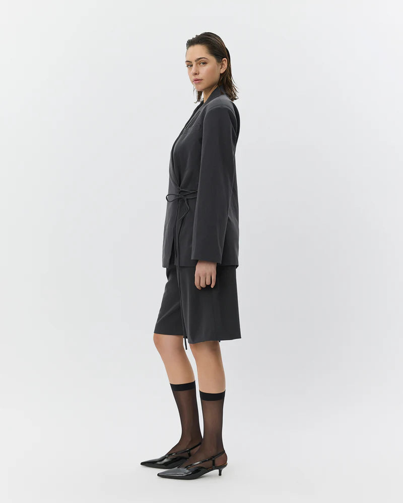 SUSSIE BLAZER, DARK GREY