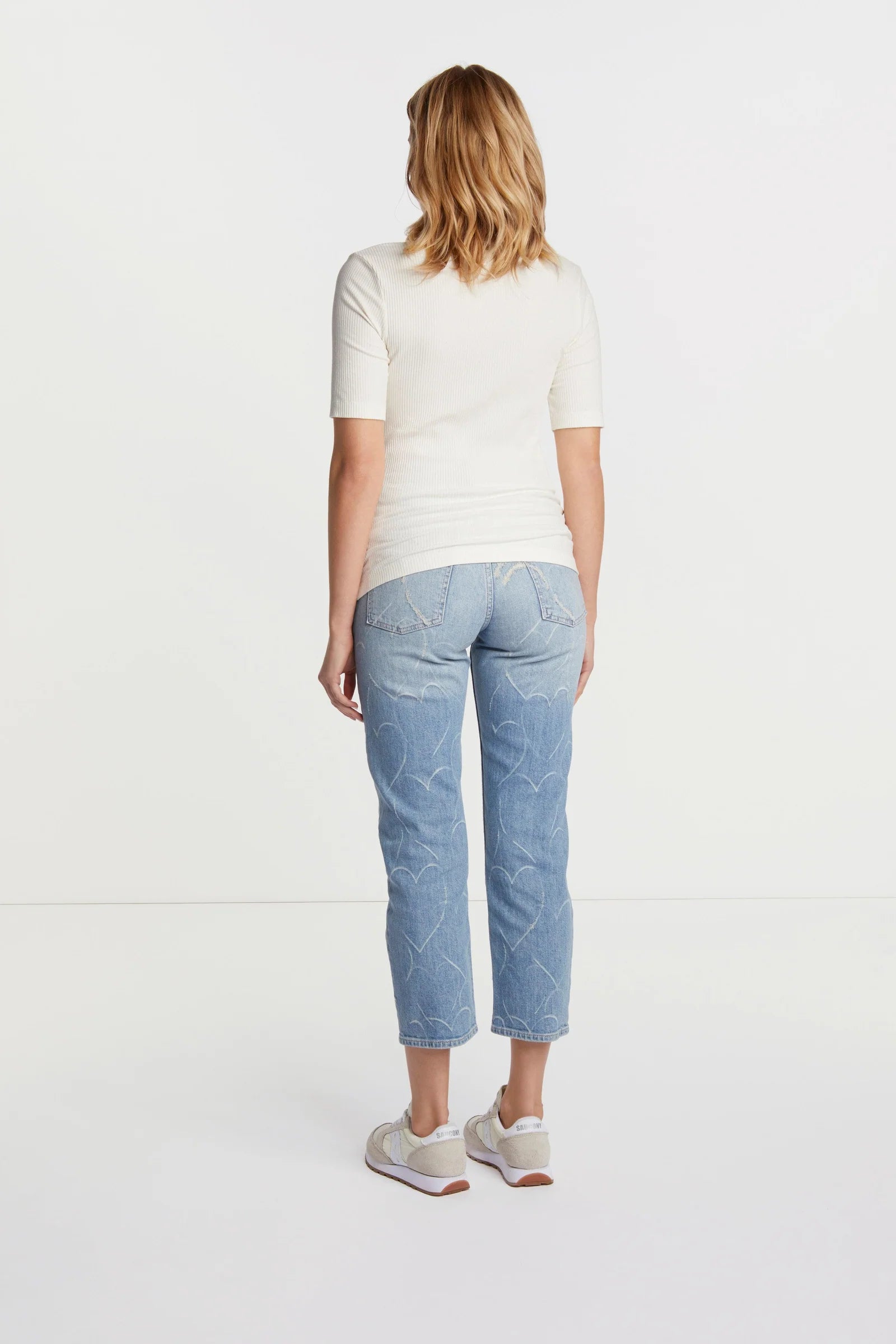 Organic Rib Shirt, Pearl White