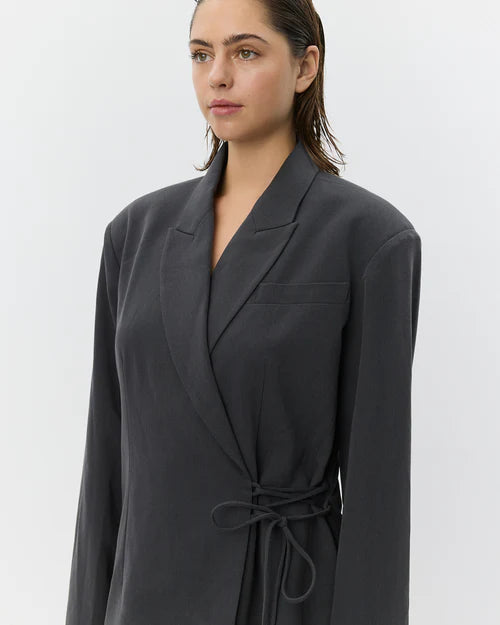 SUSSIE BLAZER, DARK GREY