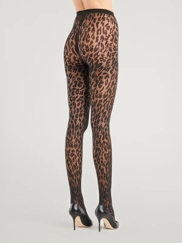 LEO TIGHTS, BLACK/BLACK