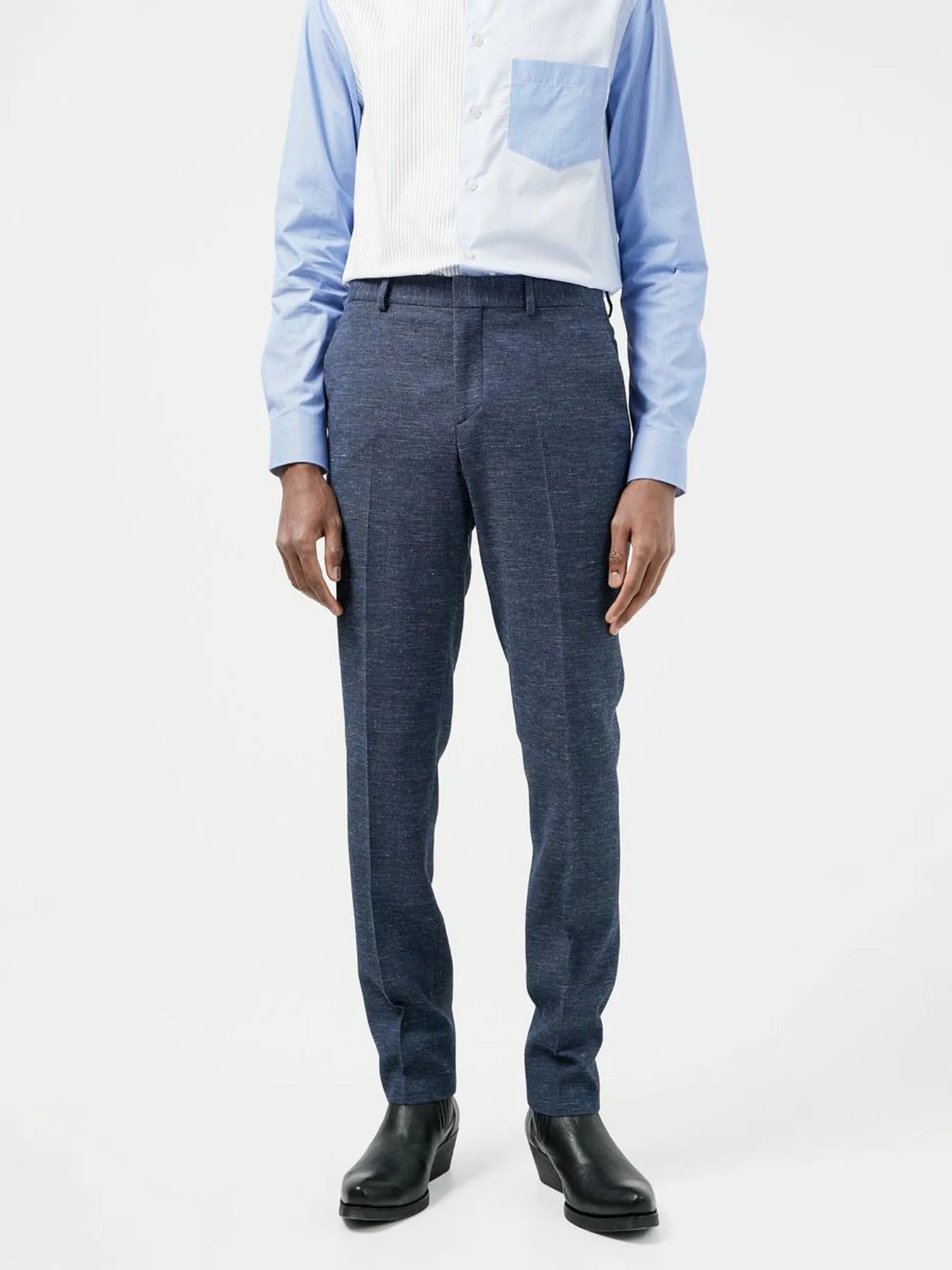 Leo 2 Tones Pants, indigo