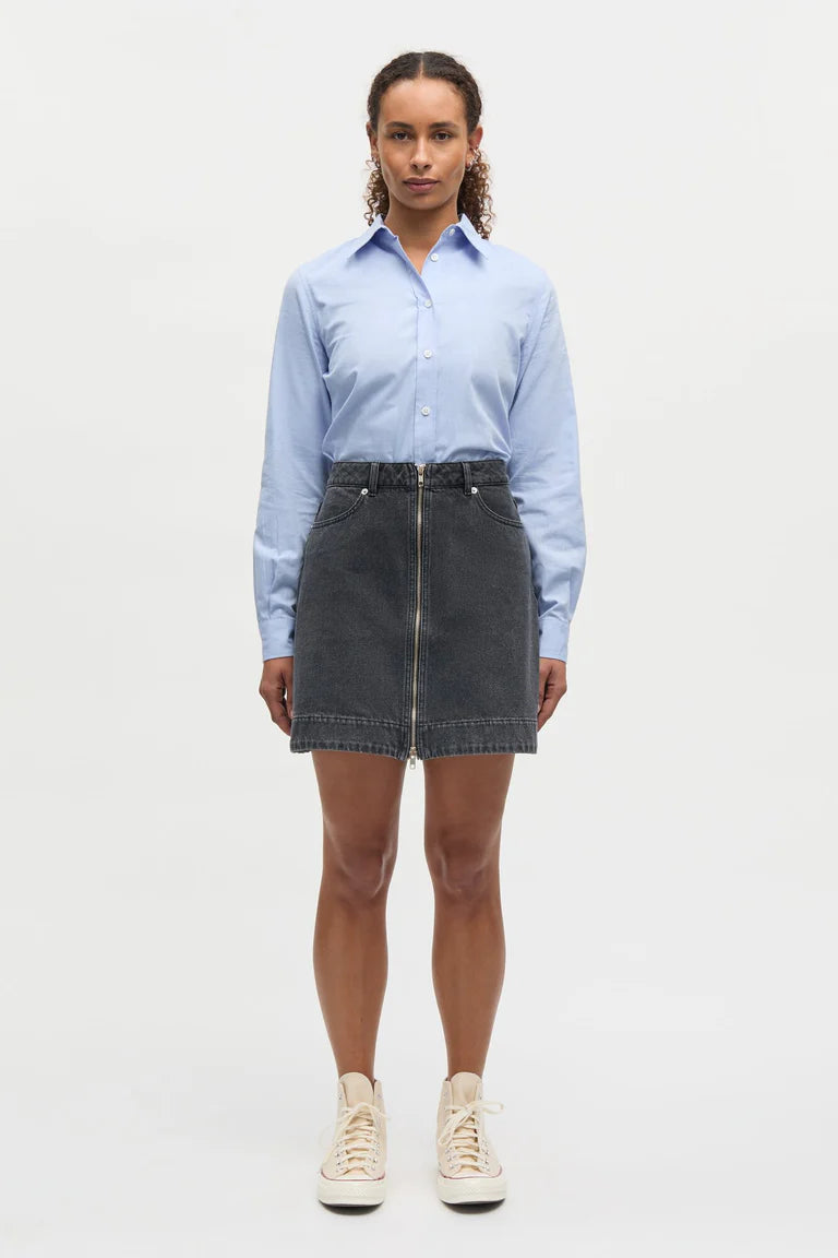 LUKE BLACK DENIM RIVA SKIRT, BLACK VINTAGE