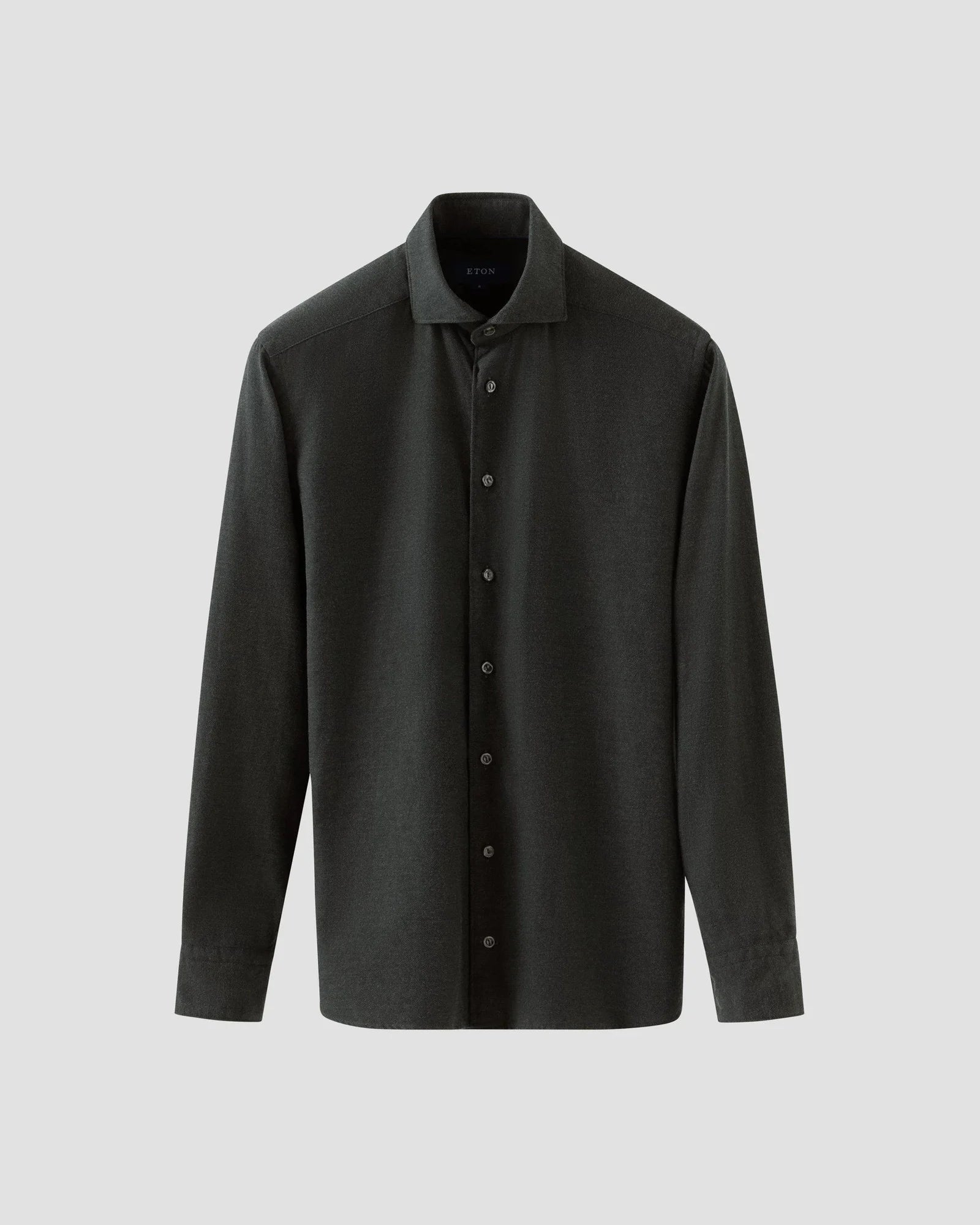 Flannel Shirt, Slim, Dark Green