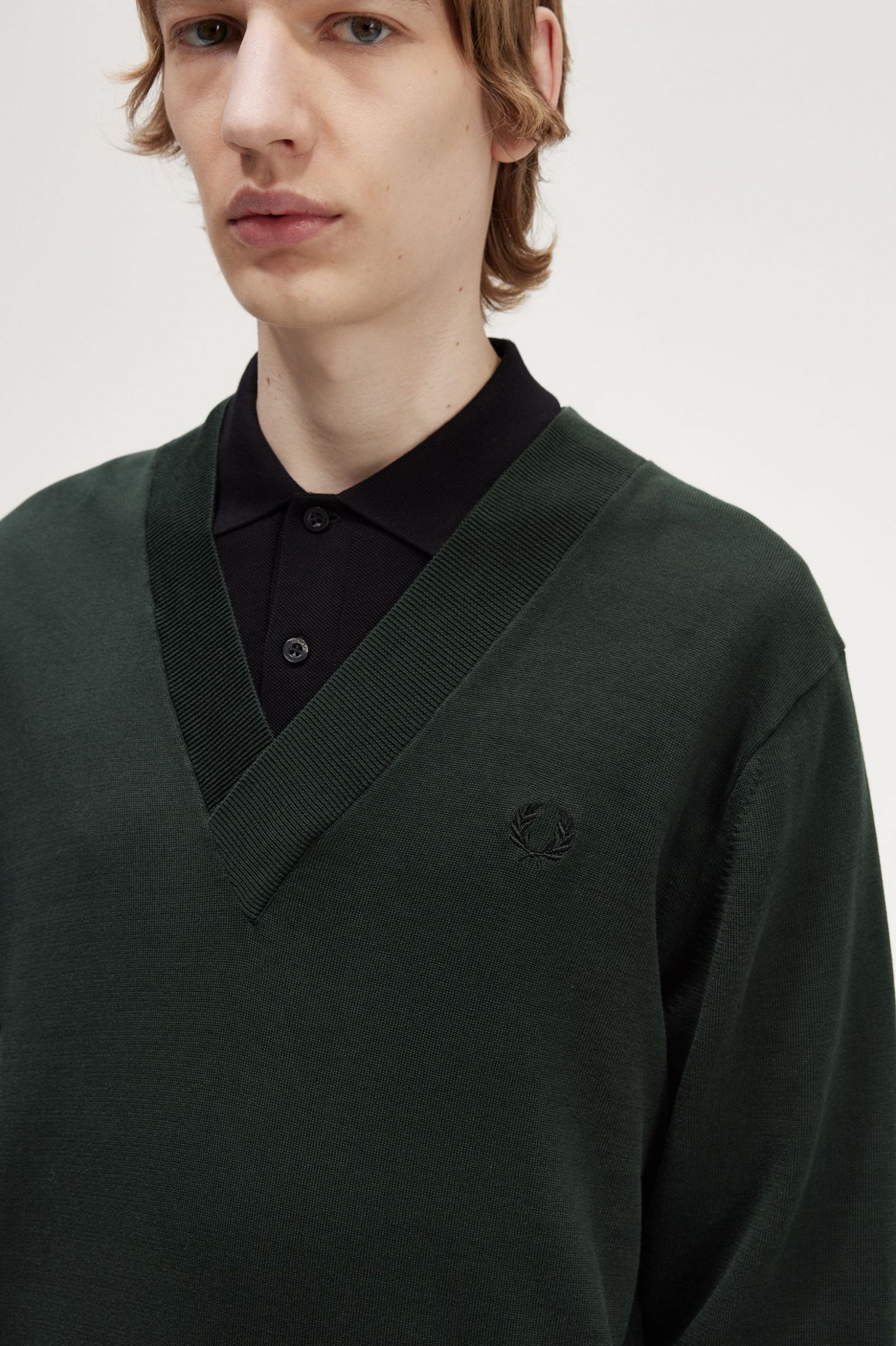 V-neck Jumper (green)
