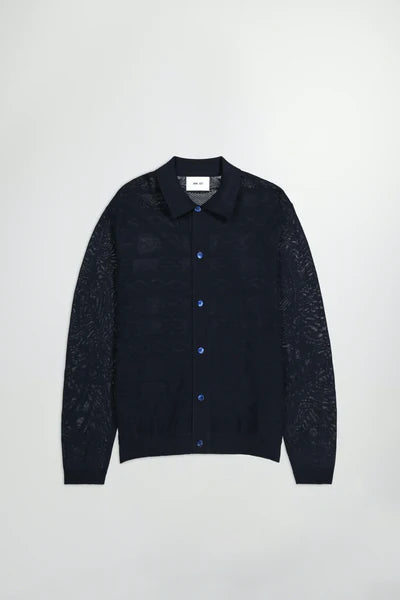THOR LS POLO 6587, NAVY BLUE