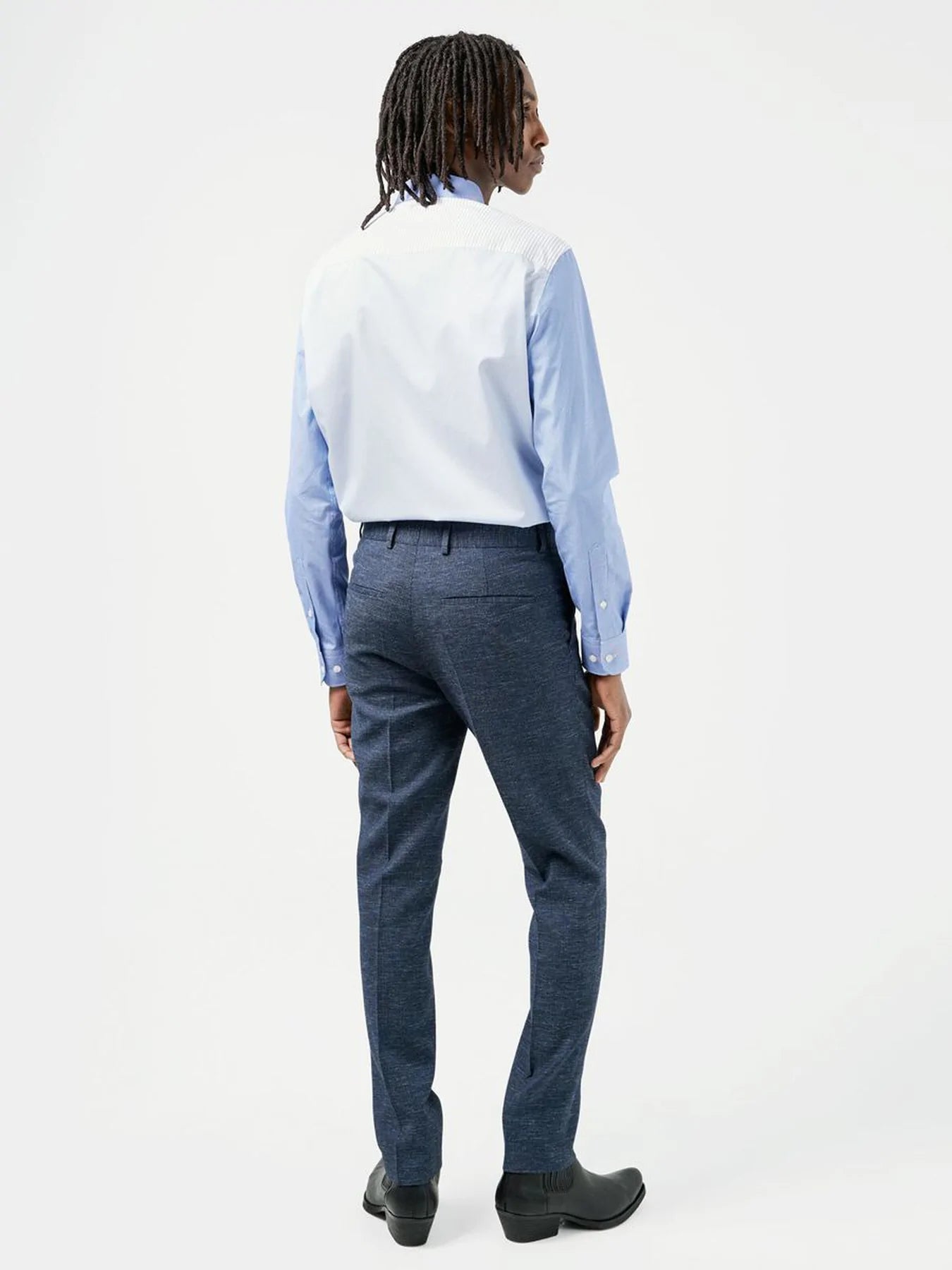 Leo 2 Tones Pants, indigo